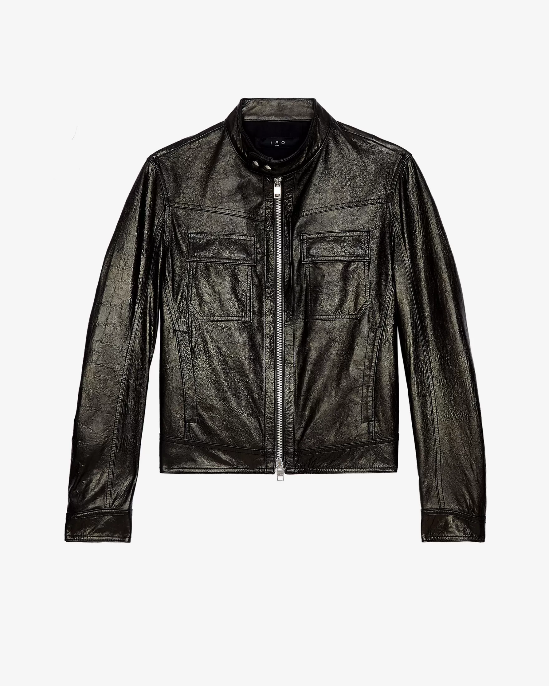 Discount Blouson En Cuir Metallise wn Homme Vestes & Manteaux