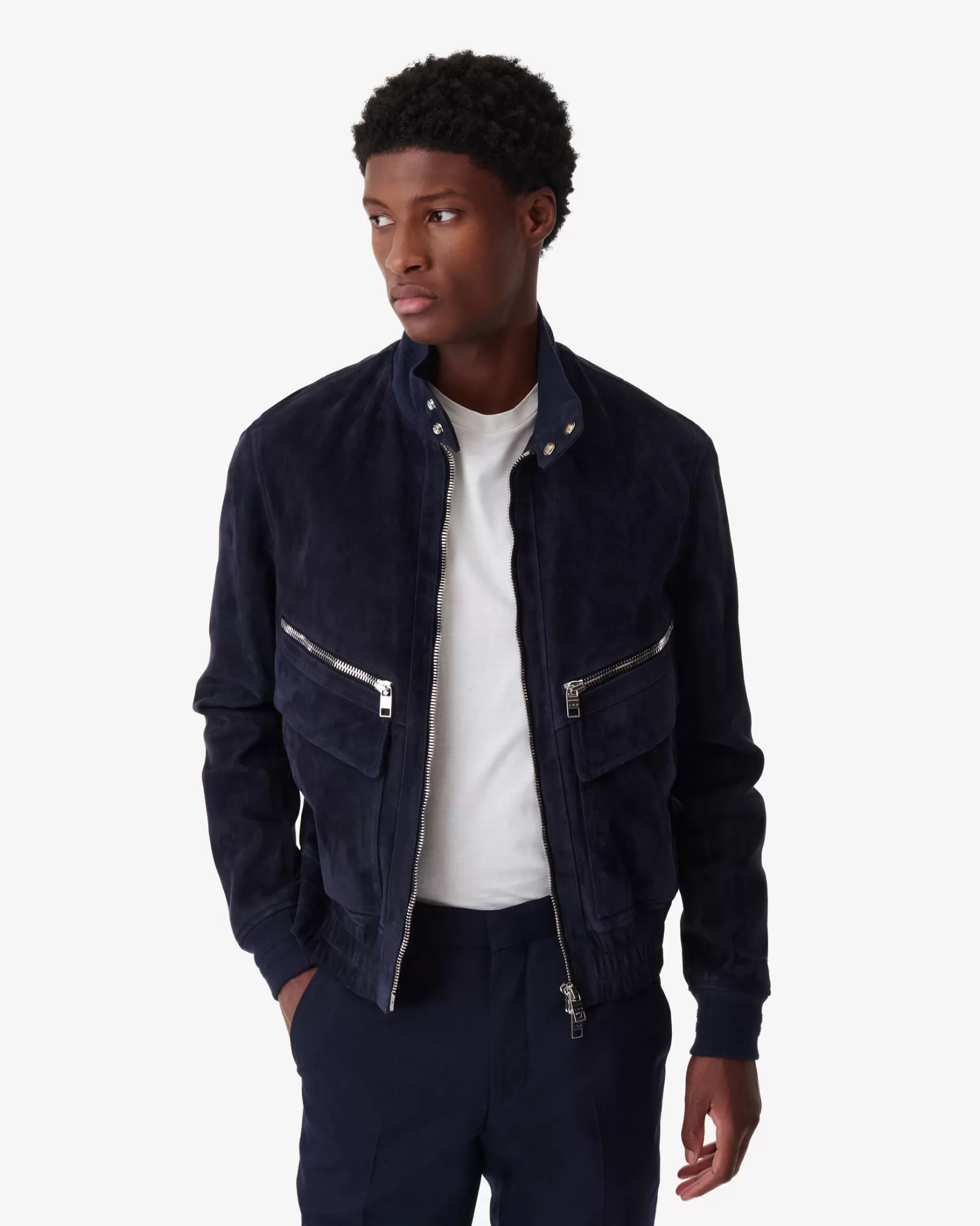 Flash Sale Blouson En Cuir Suede Blose Homme Vestes & Manteaux