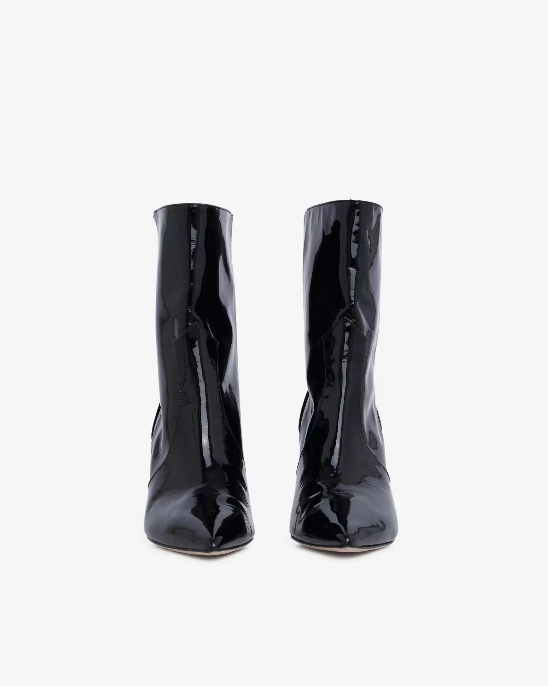 Best Bottines En Cuir Verni Davy Femme Chaussures