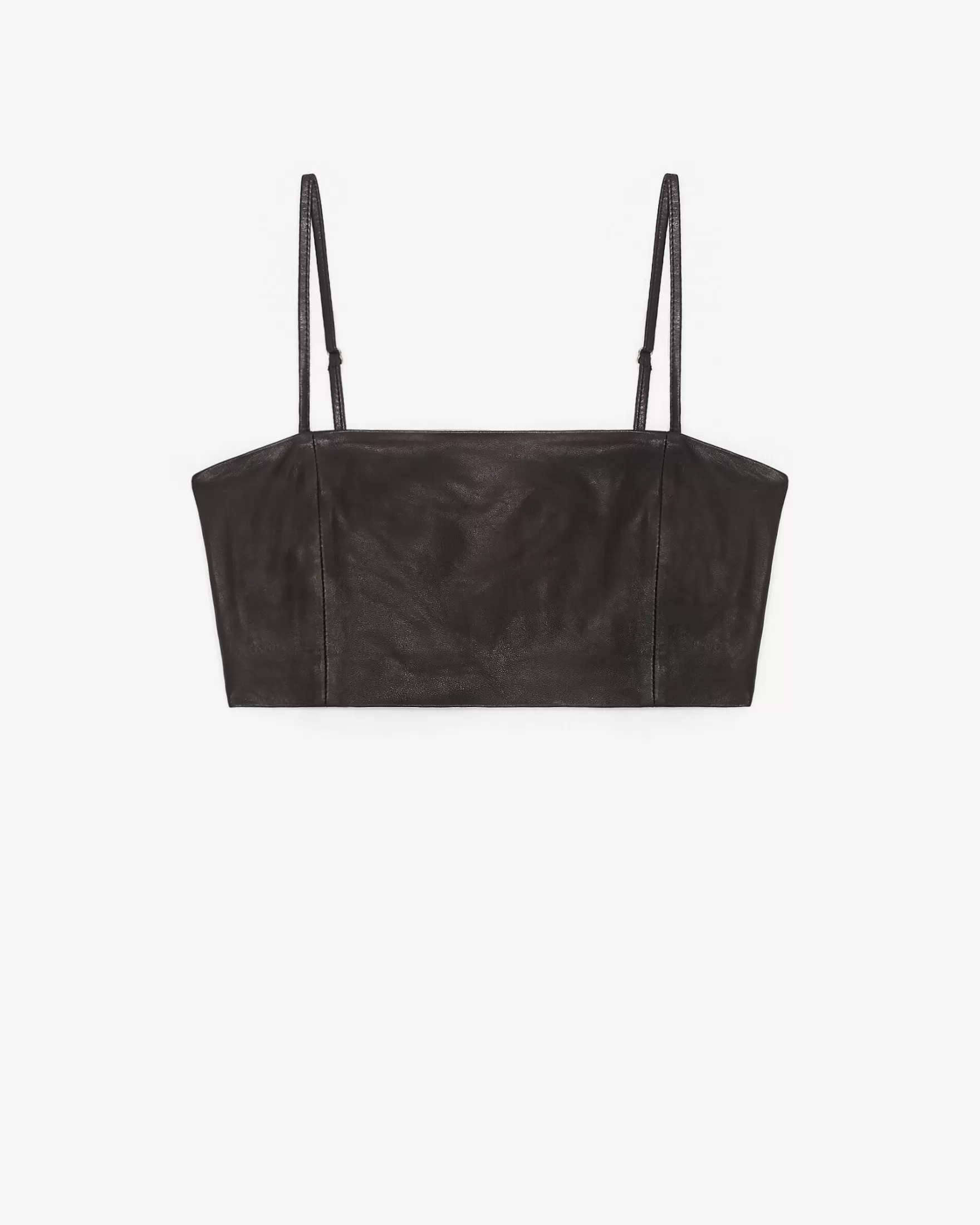 Best Brassiere En Cuir A Bretelles Davina Femme Chemises & Tops