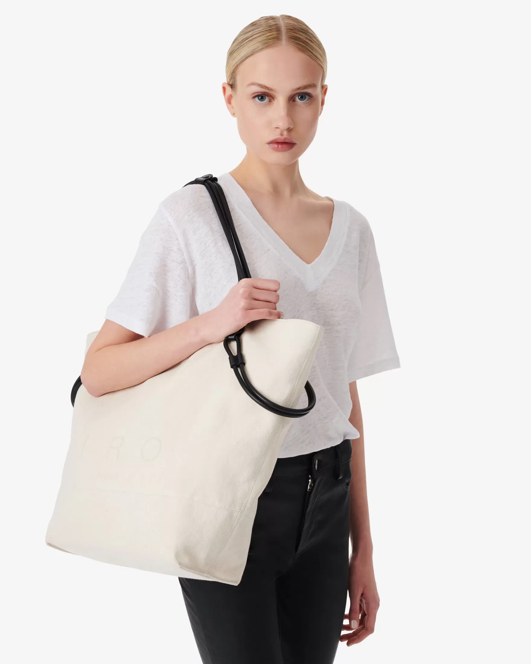 Hot Cabas Logo Tot Denim Femme Sacs