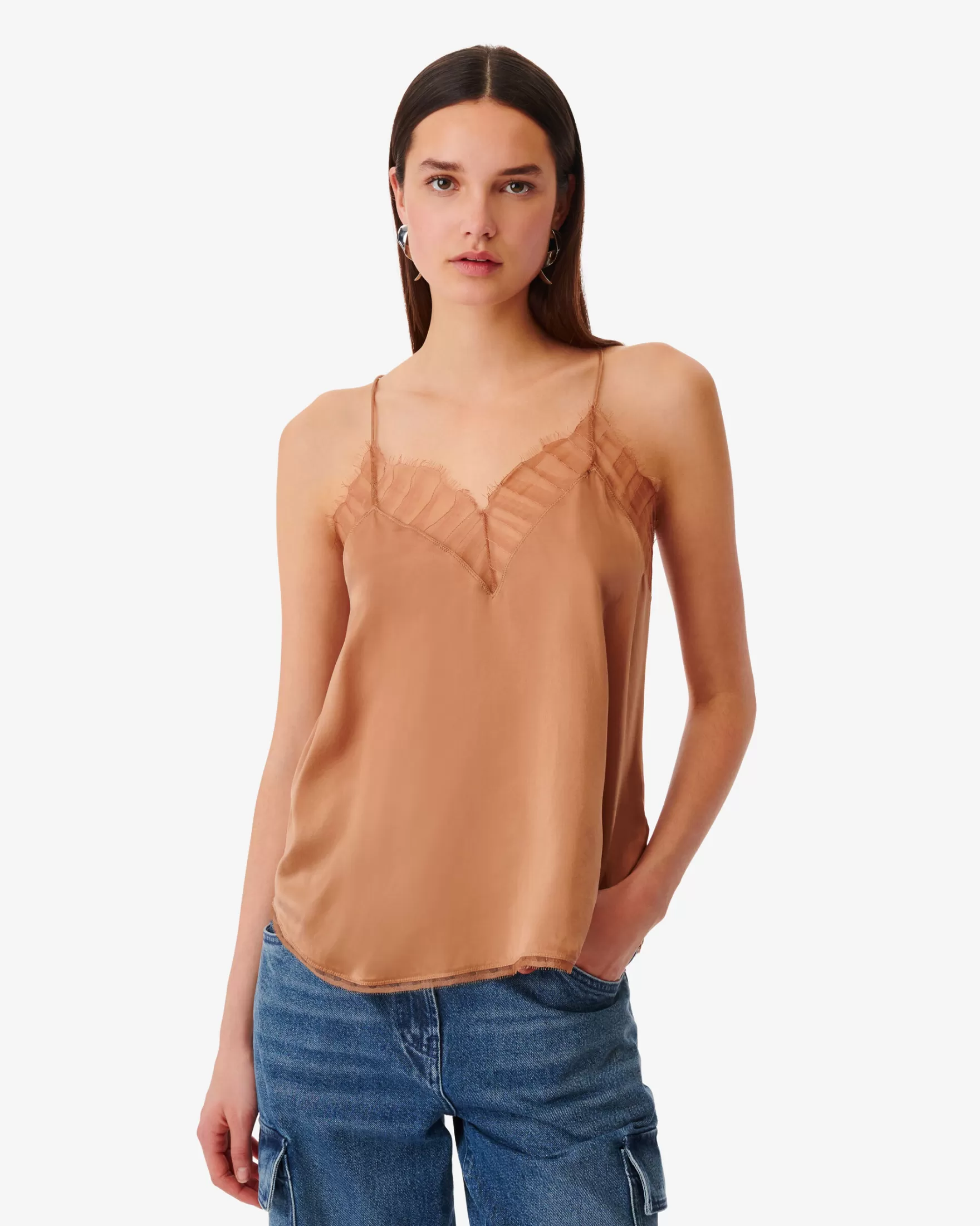Sale Caraco A Dentelle Berwyn Femme Chemises & Tops