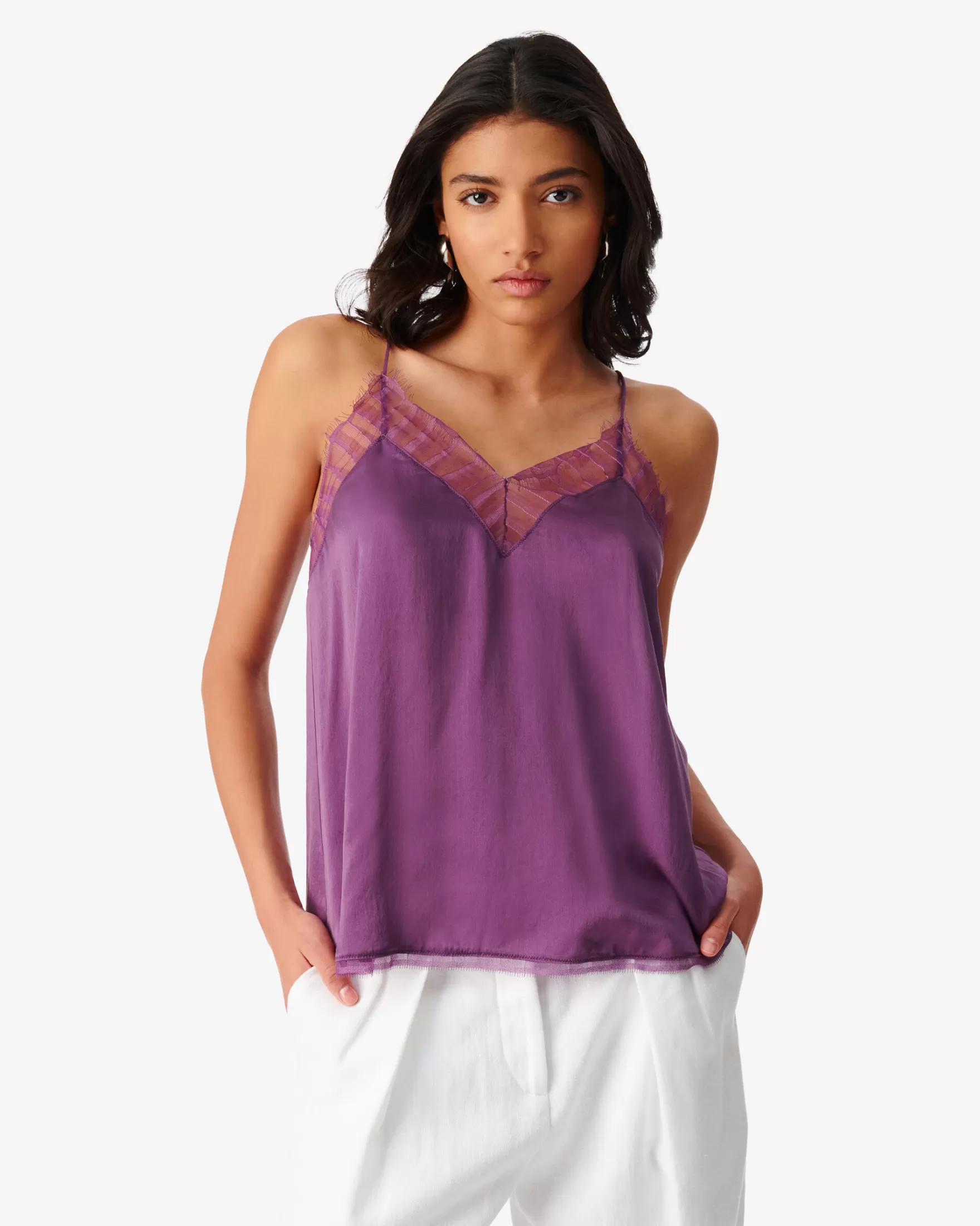 Outlet Caraco A Dentelle Berwyn Femme Chemises & Tops