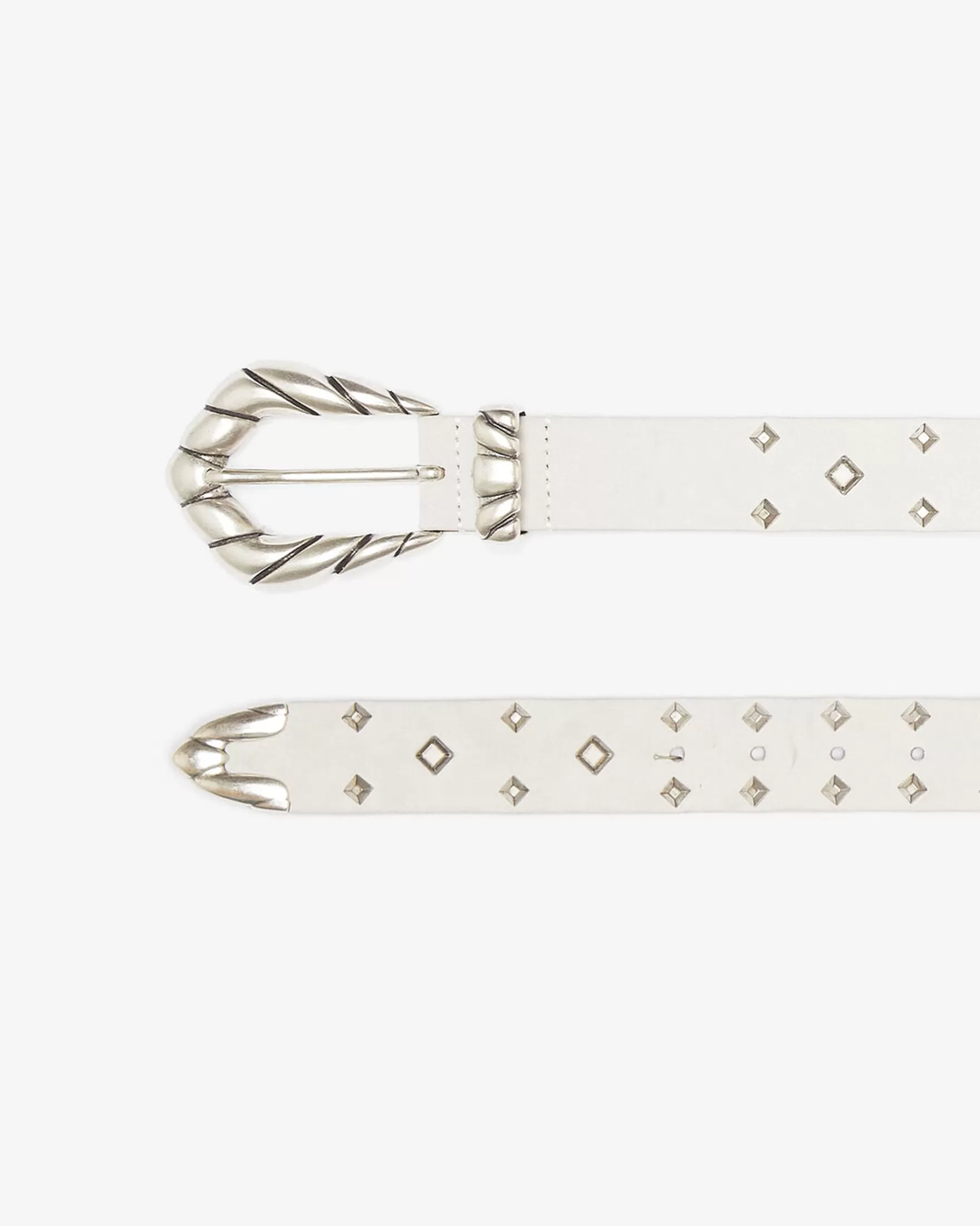 Hot Ceinture En Cuir Embella Studs Femme Ceintures
