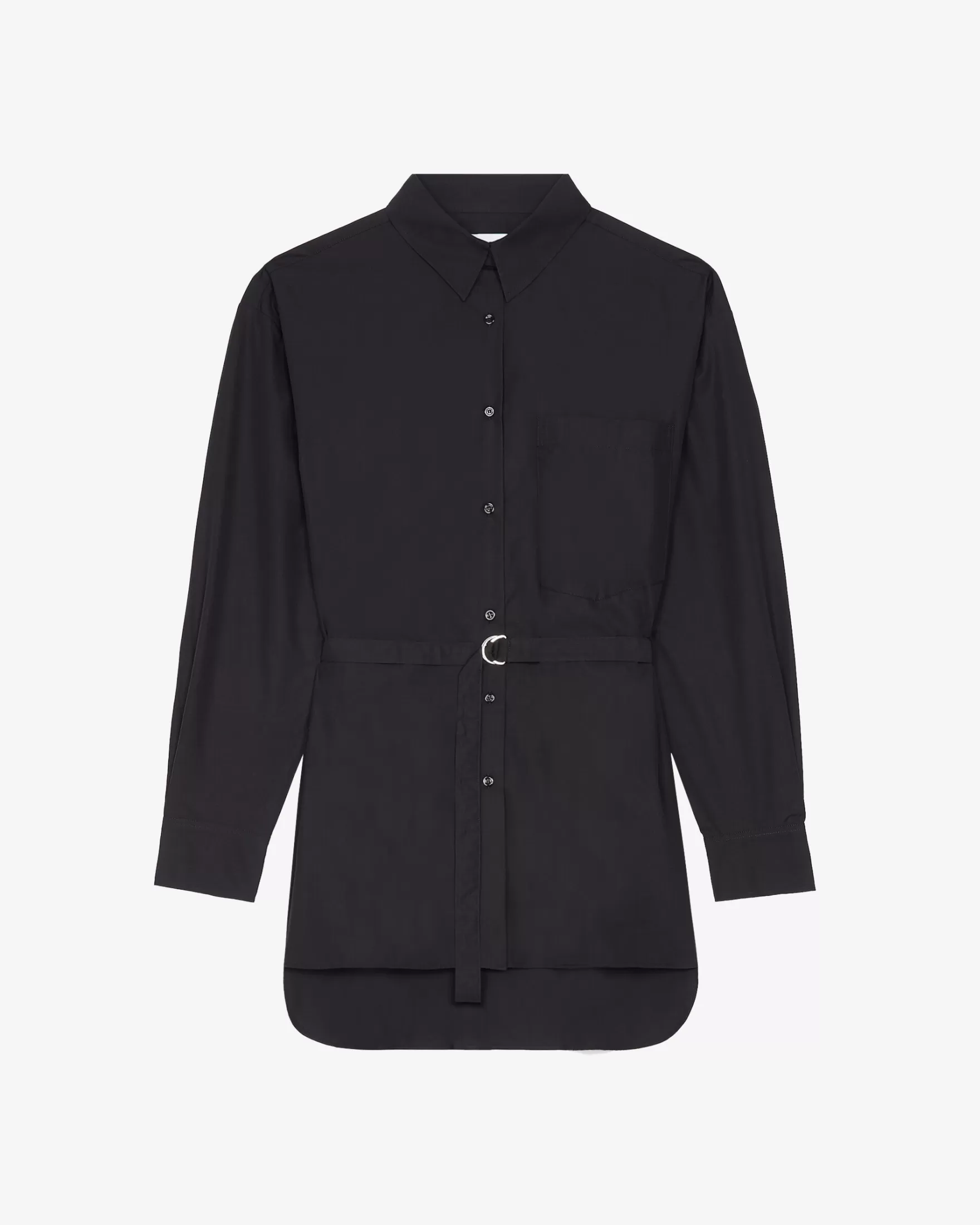 Outlet Chemise Longue Ceinturee Skadi Femme Chemises & Tops