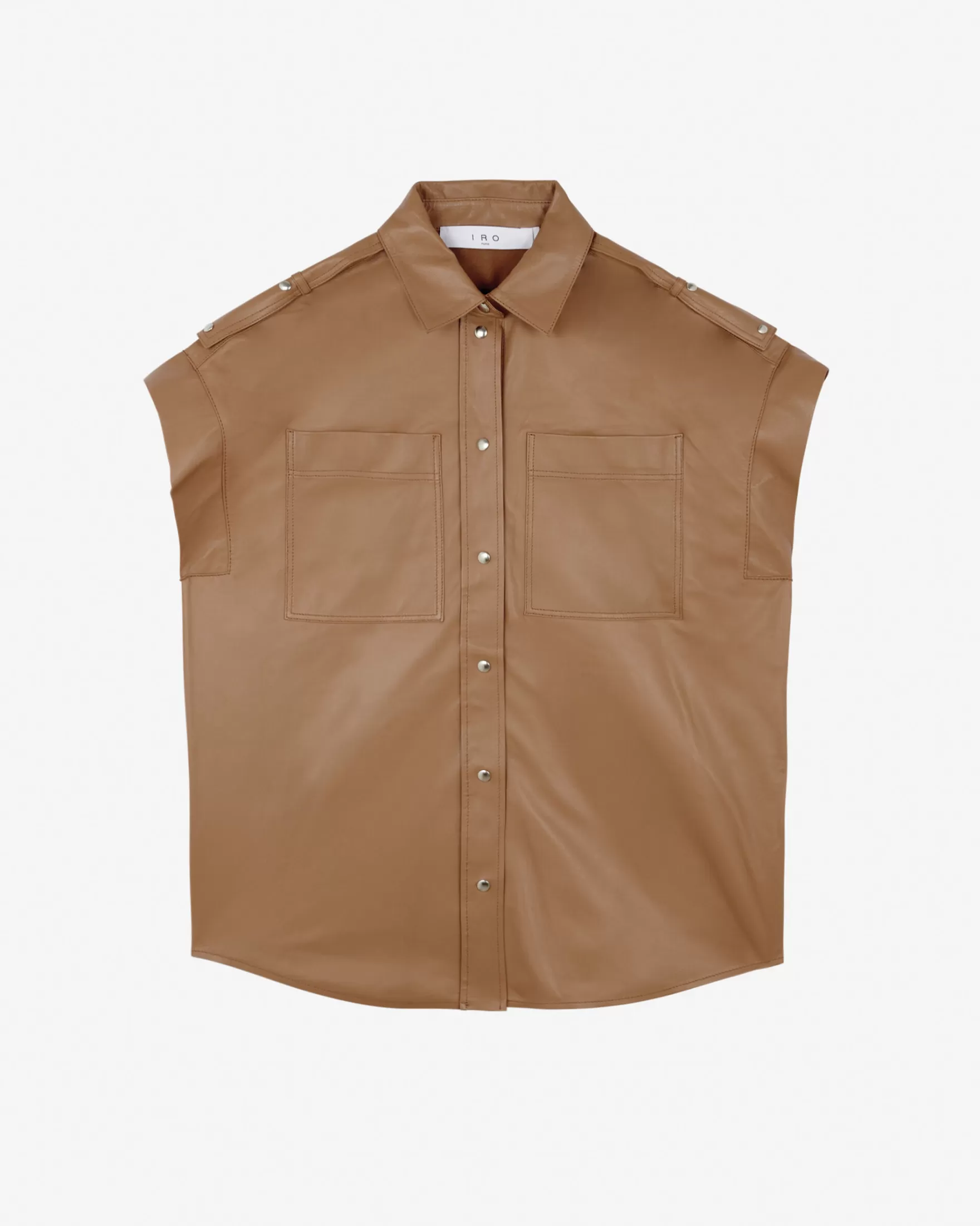 Flash Sale Chemise Oversize En Cuir Mahina Femme Chemises & Tops
