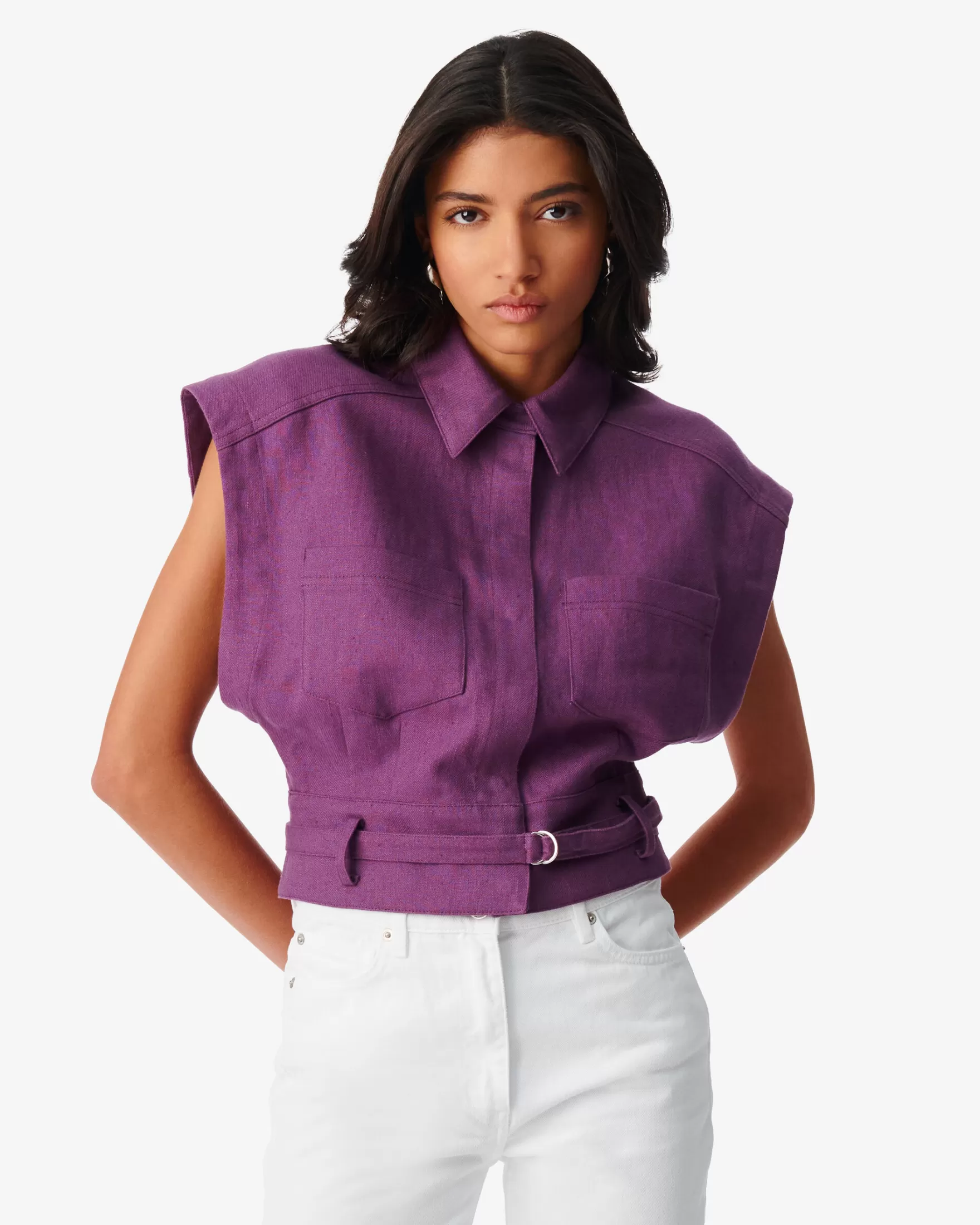 Hot Chemise Sans Manches Saima Femme Chemises & Tops