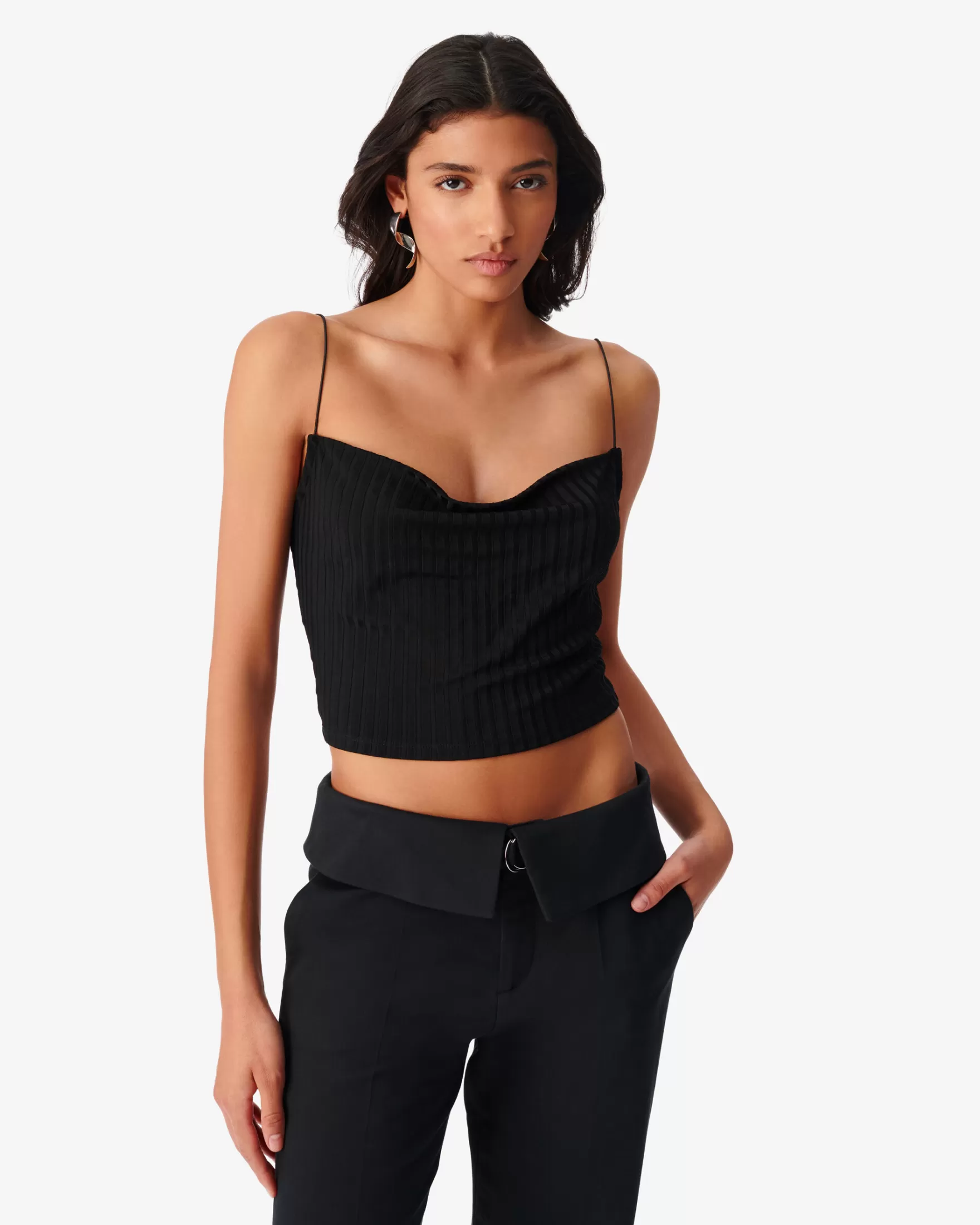 Hot Debardeur Col Benitier Benti Femme Chemises & Tops