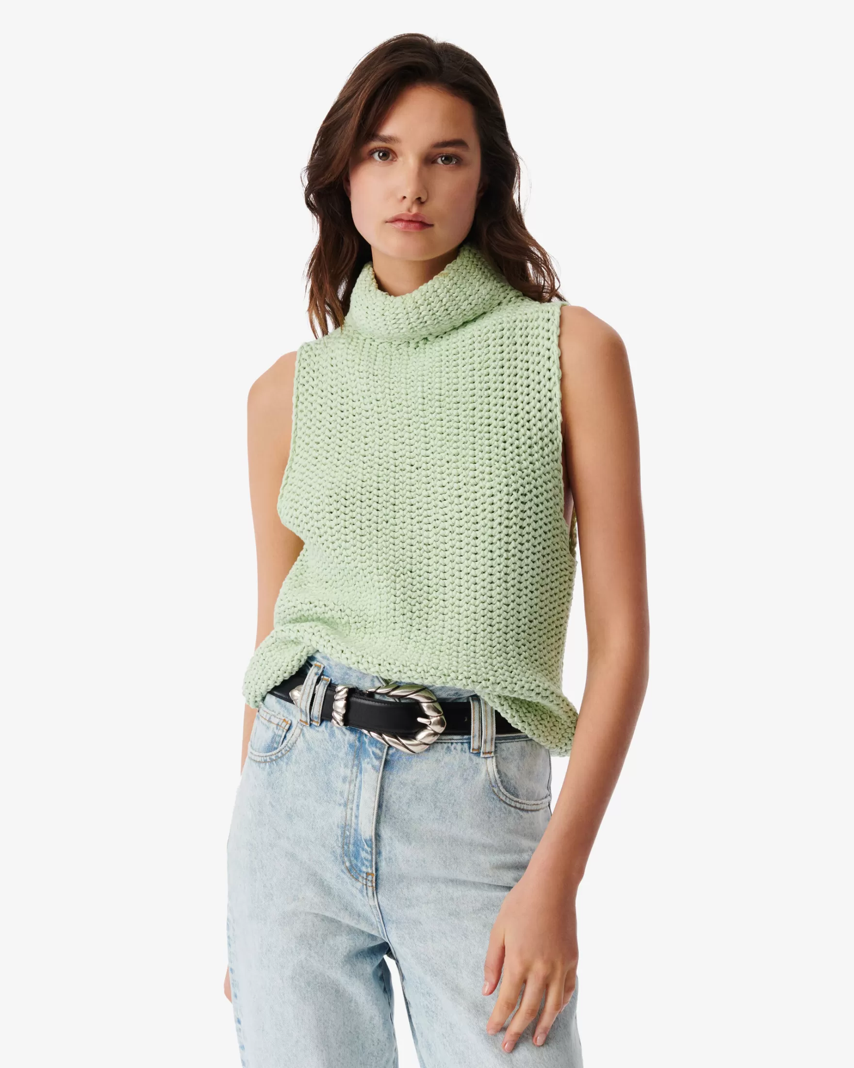 New Debardeur Col Montant Uliva Femme Chemises & Tops