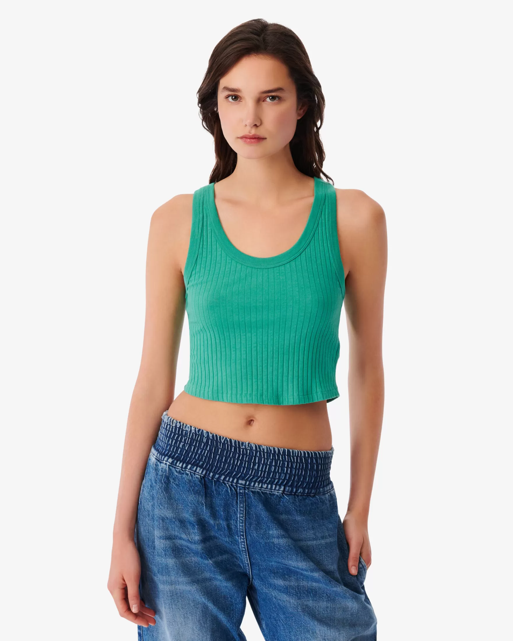 Hot Debardeur Crop Cotele Emma Femme T-Shirts