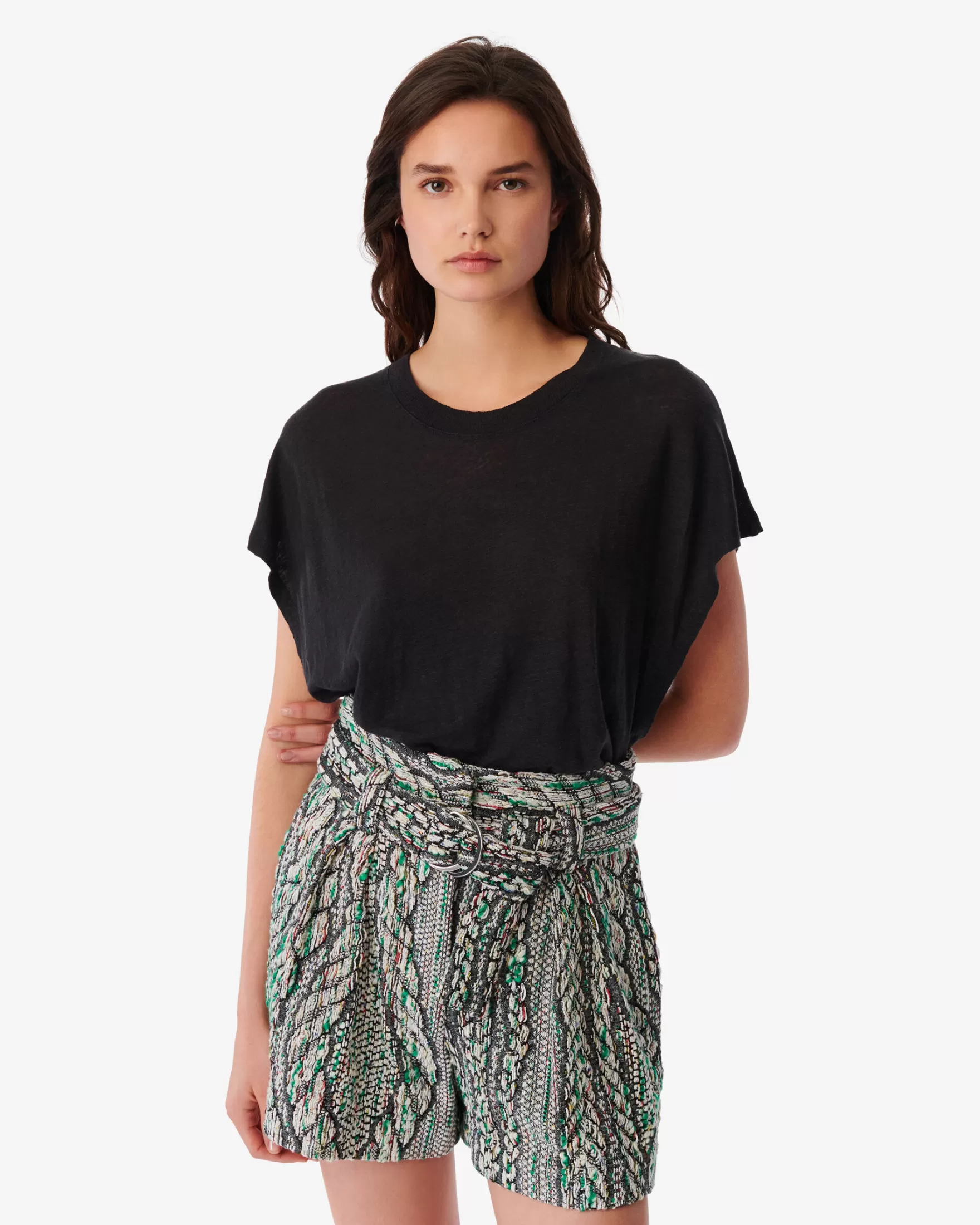 Online Debardeur En Lin Col Rond C Femme T-Shirts