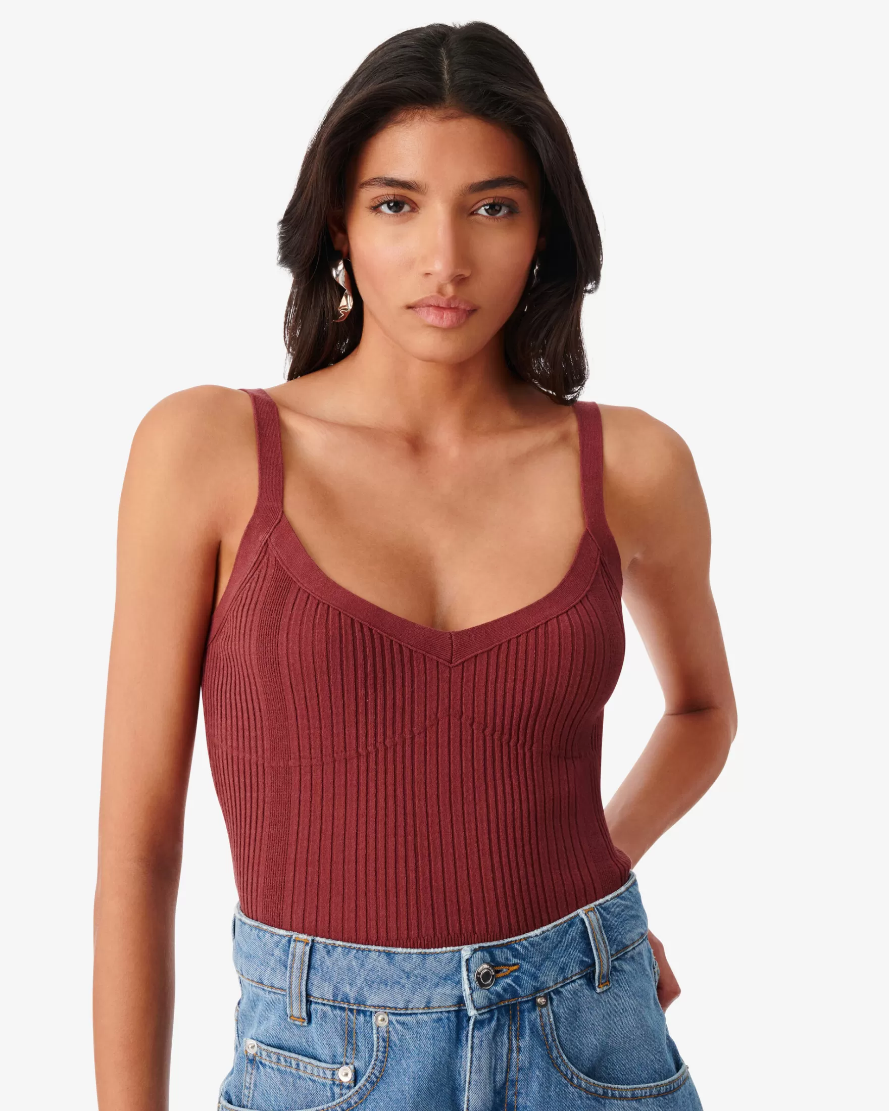 Outlet Debardeur En Maille Posala Femme Chemises & Tops