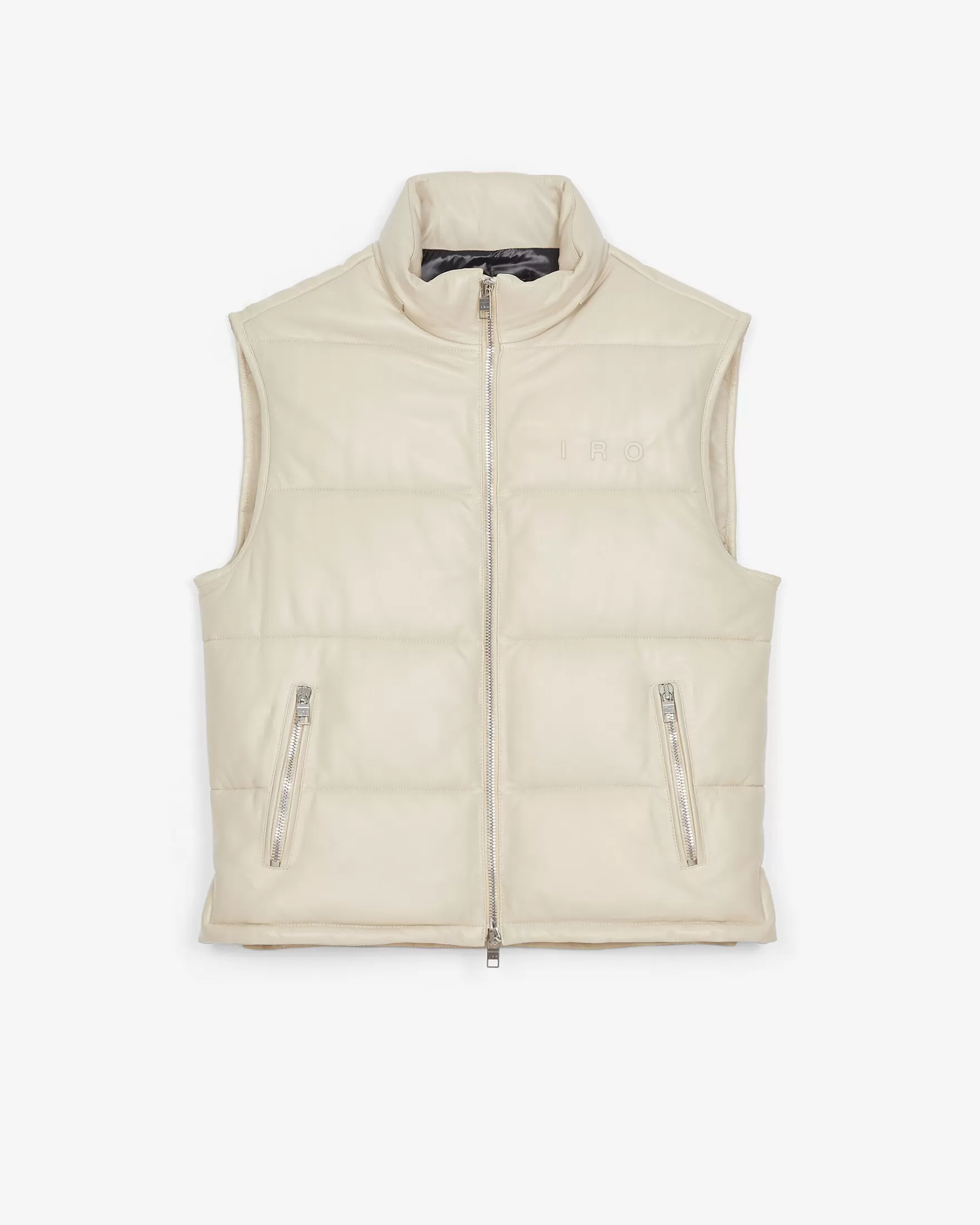 Shop Doudoune Sans Manches En Cuir Inra Homme Vestes & Manteaux