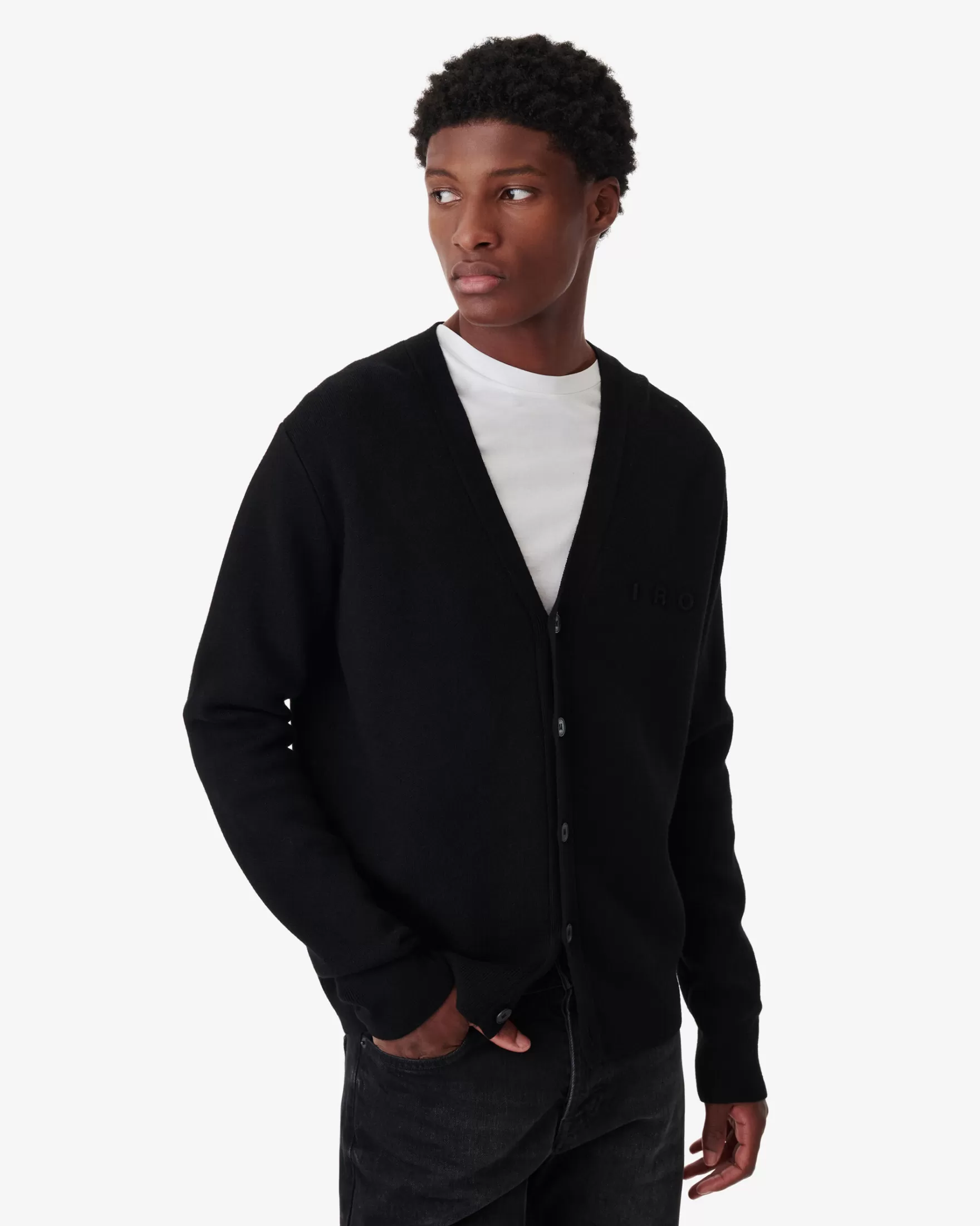 Best Sale Gilet Logo Col V En Laine Felio Homme Pulls & Sweats