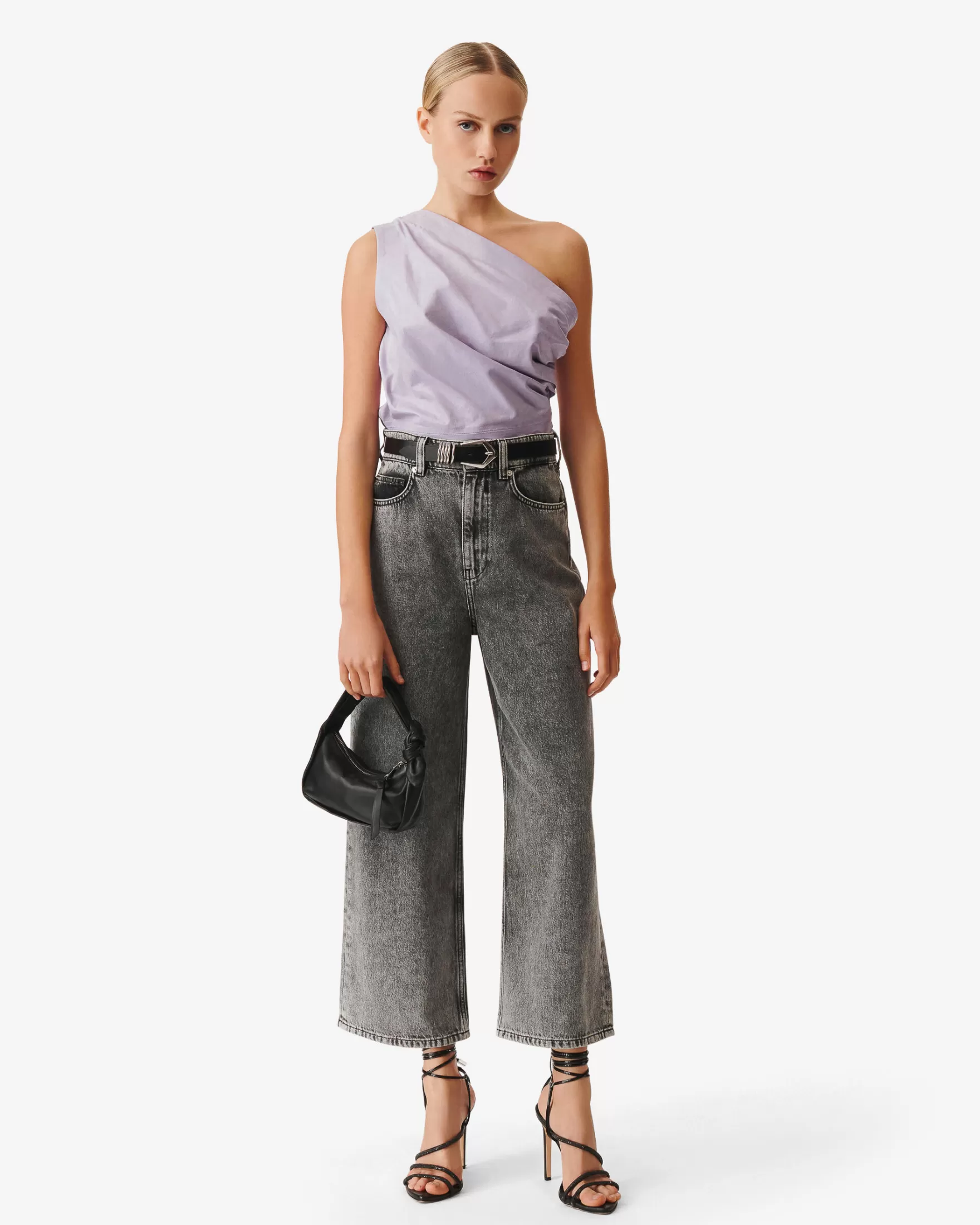 Best Sale Jean Delave Taille Haute Devi Femme Pantalons & Jeans