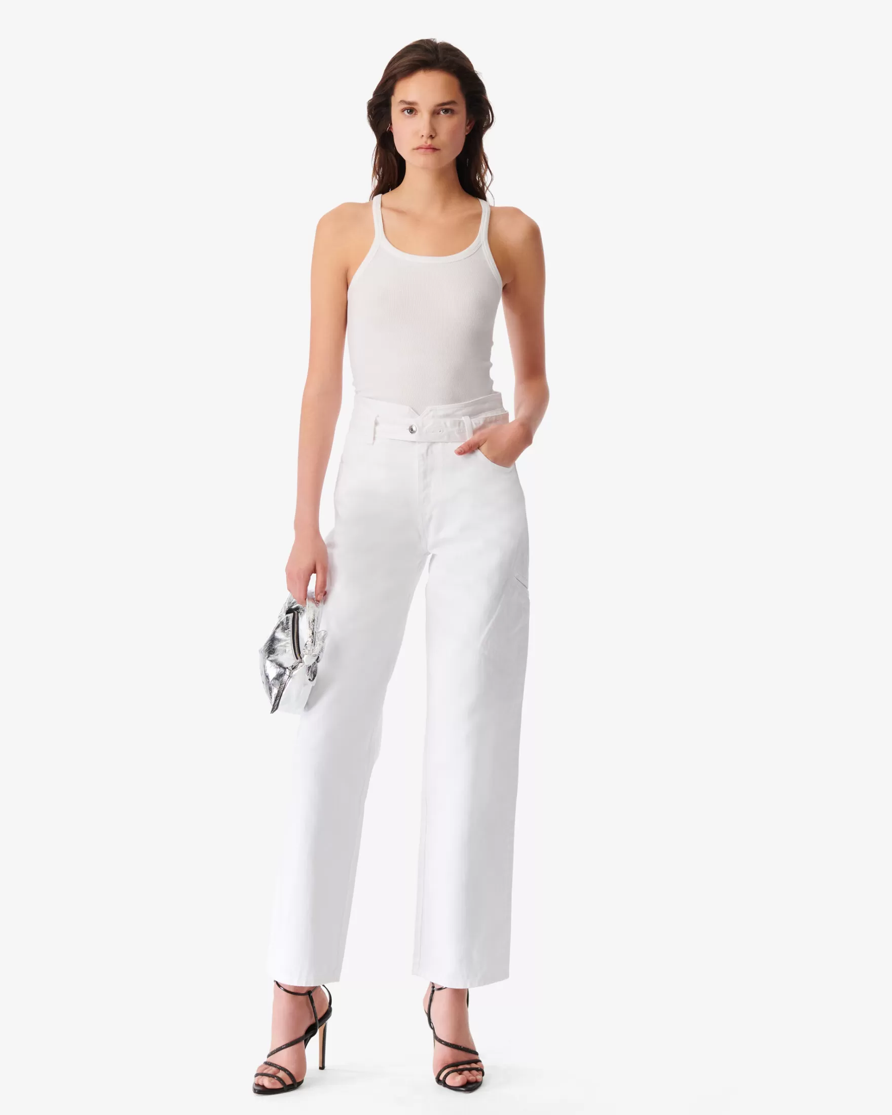 Fashion Jean Flare Taille Haute Jinn Femme Pantalons & Jeans