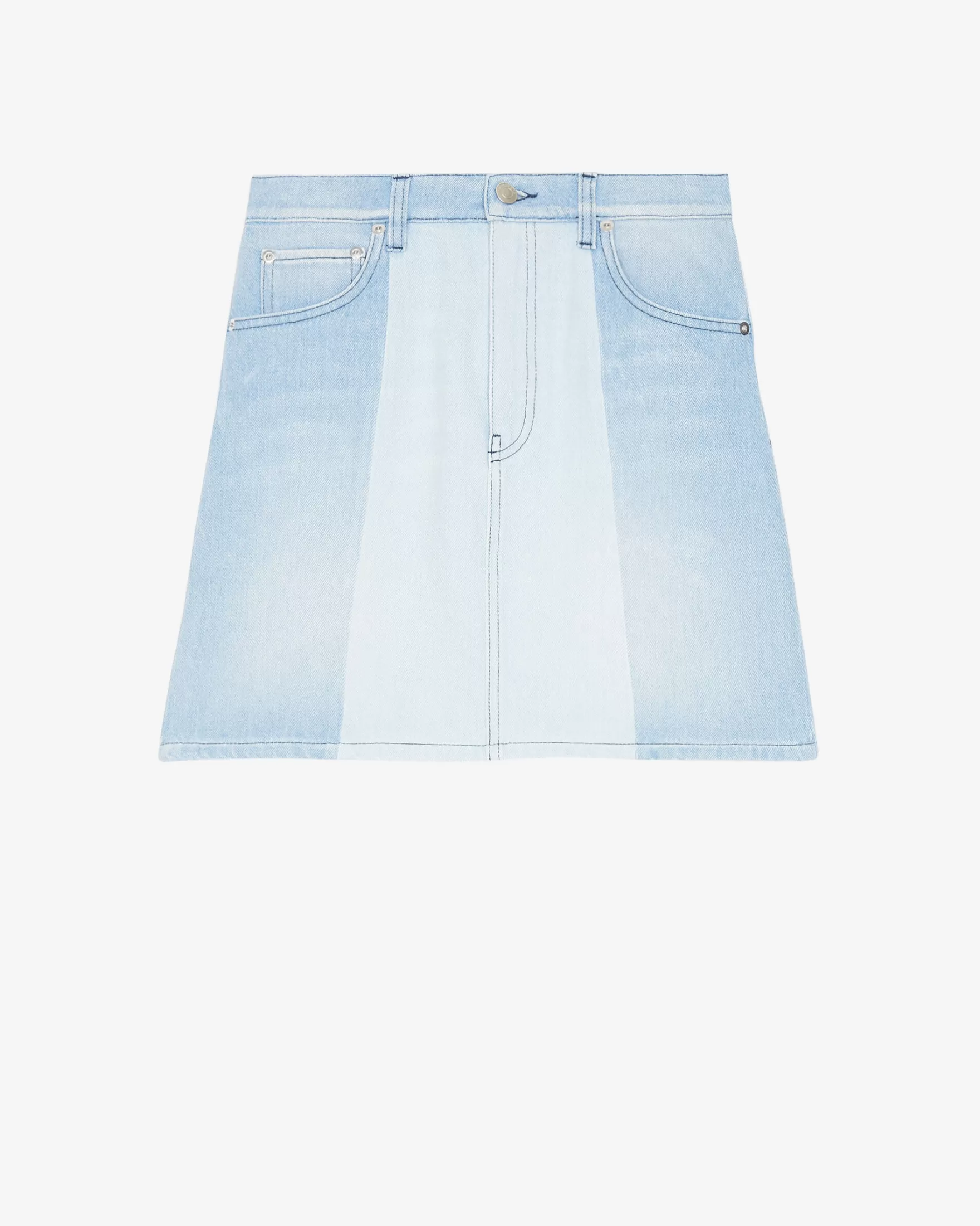 Best Sale Jupe En Jean Bicolore Atila Femme Jupes & Shorts