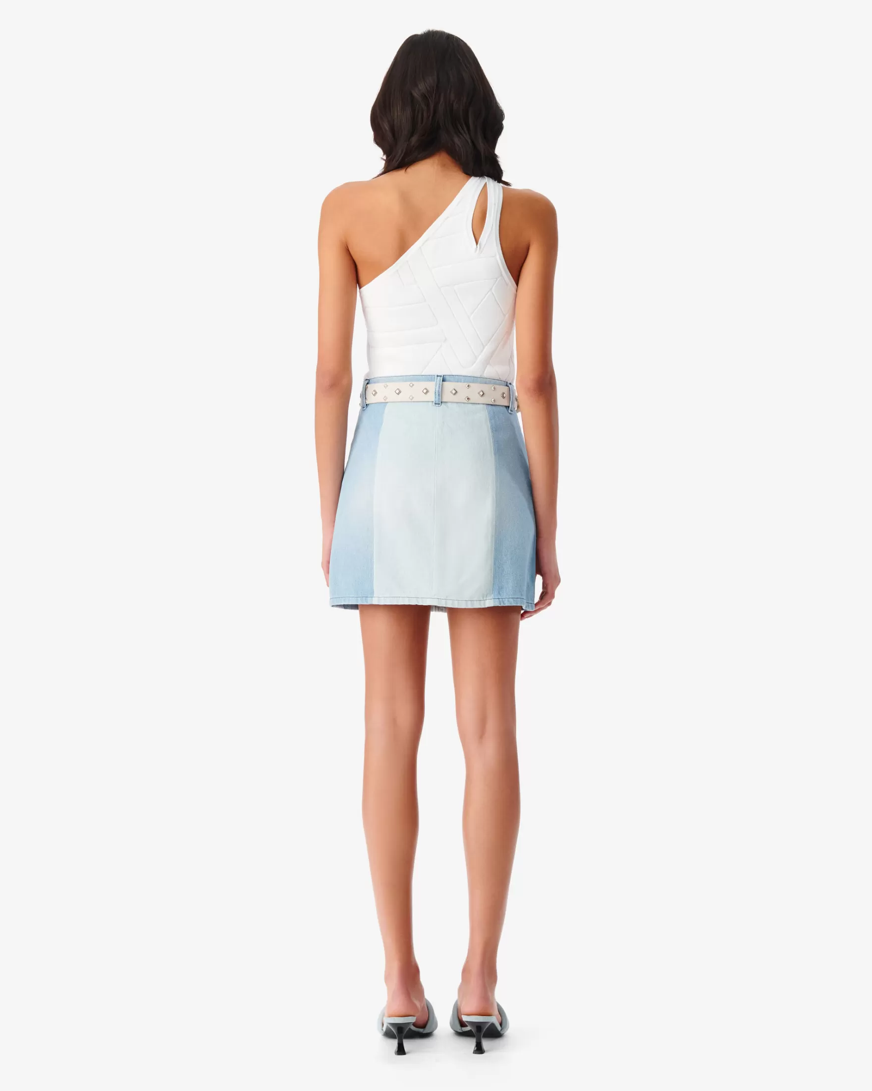 Best Sale Jupe En Jean Bicolore Atila Femme Jupes & Shorts