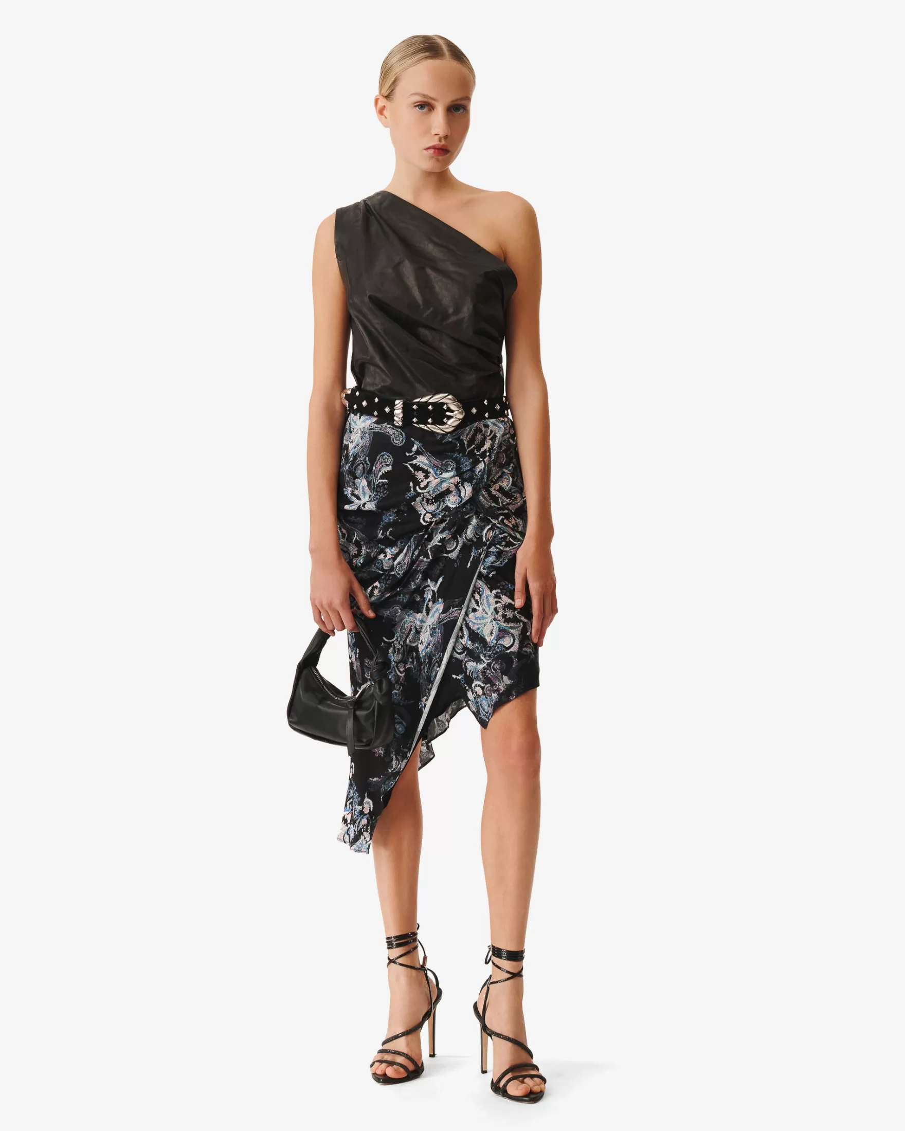 Store Jupe Imprimee Asymetrique Cartina Femme Jupes & Shorts