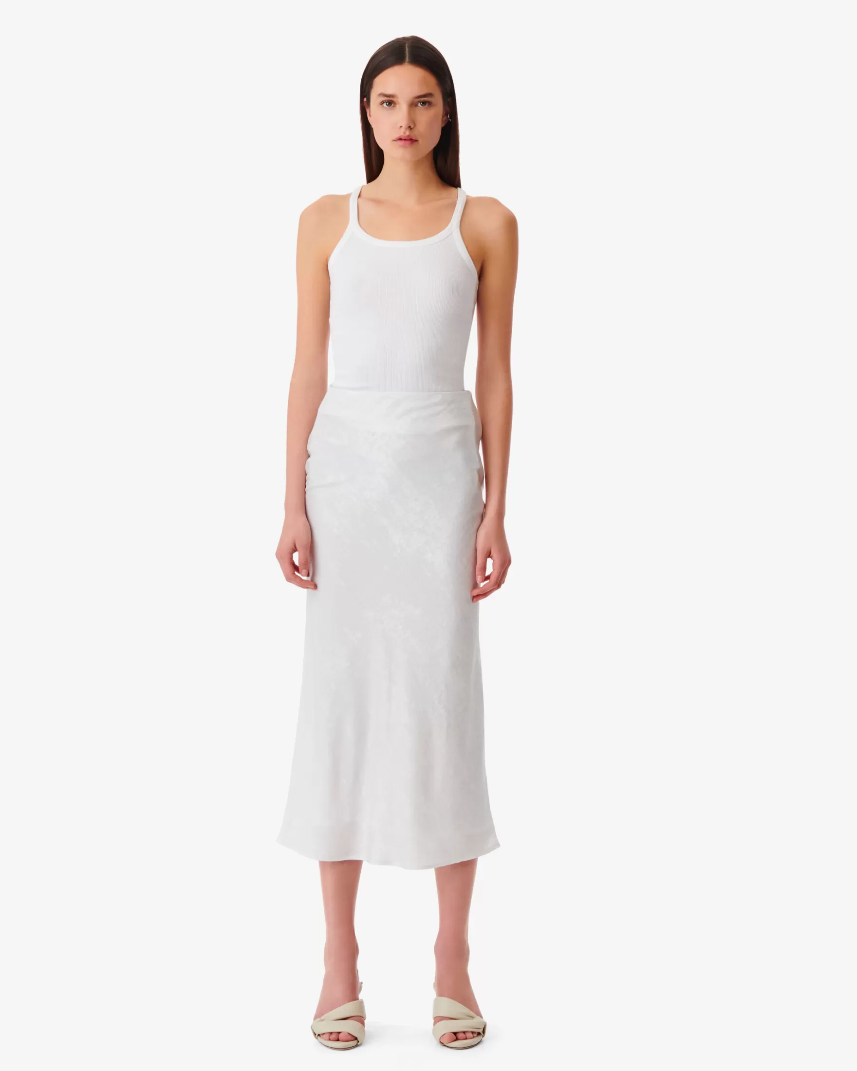 Hot Jupe Longue Effet Lame Carisa Femme Jupes & Shorts
