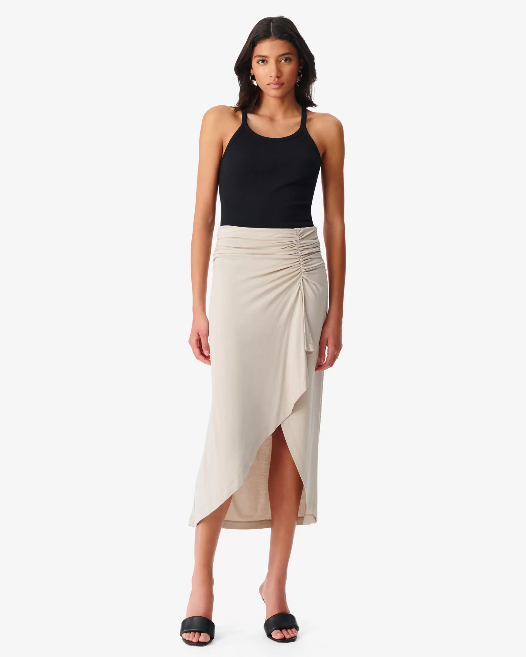 Fashion Jupe Midi A Volants Kales Femme Jupes & Shorts