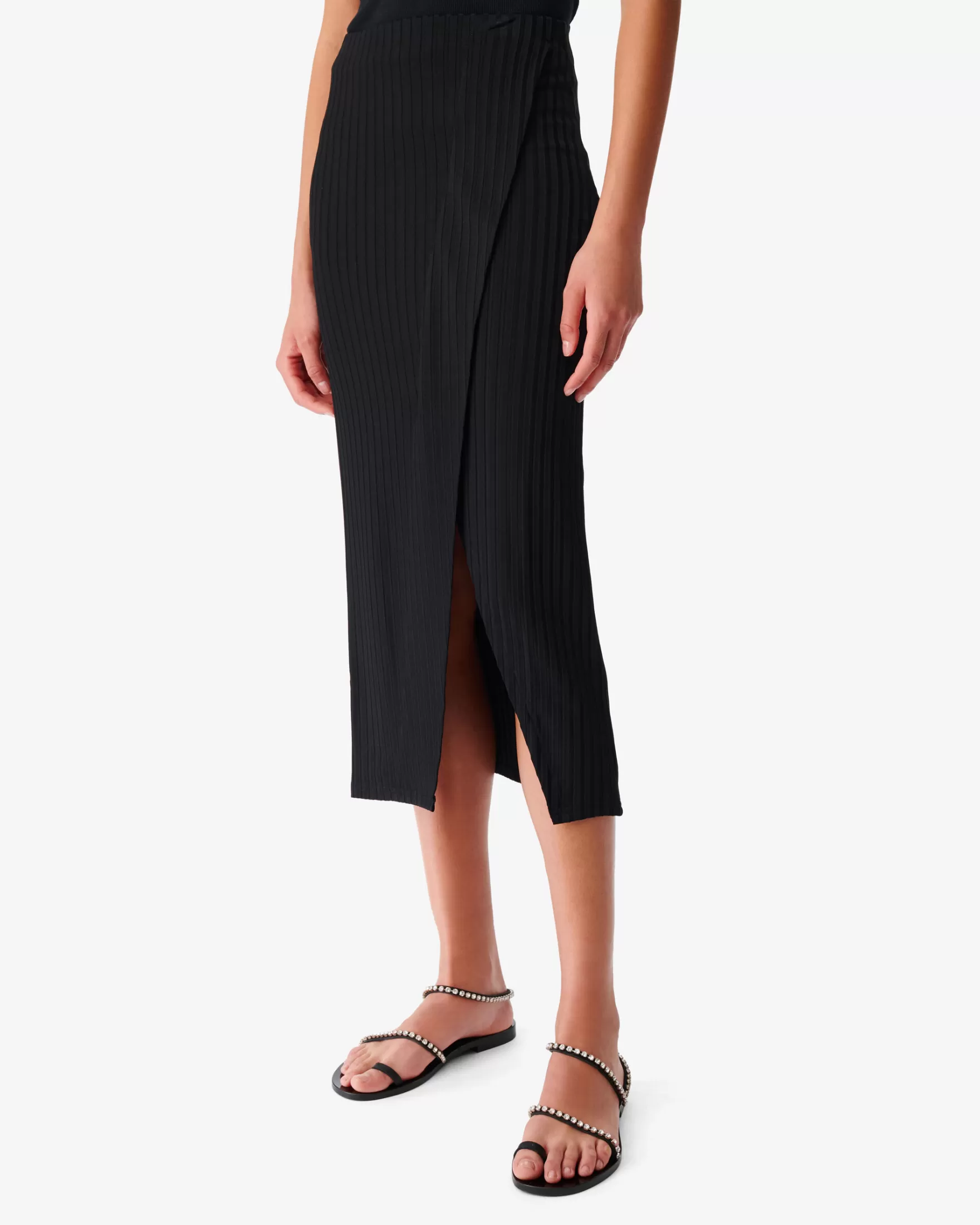 New Jupe Midi Cotelee Bilaga Femme Jupes & Shorts