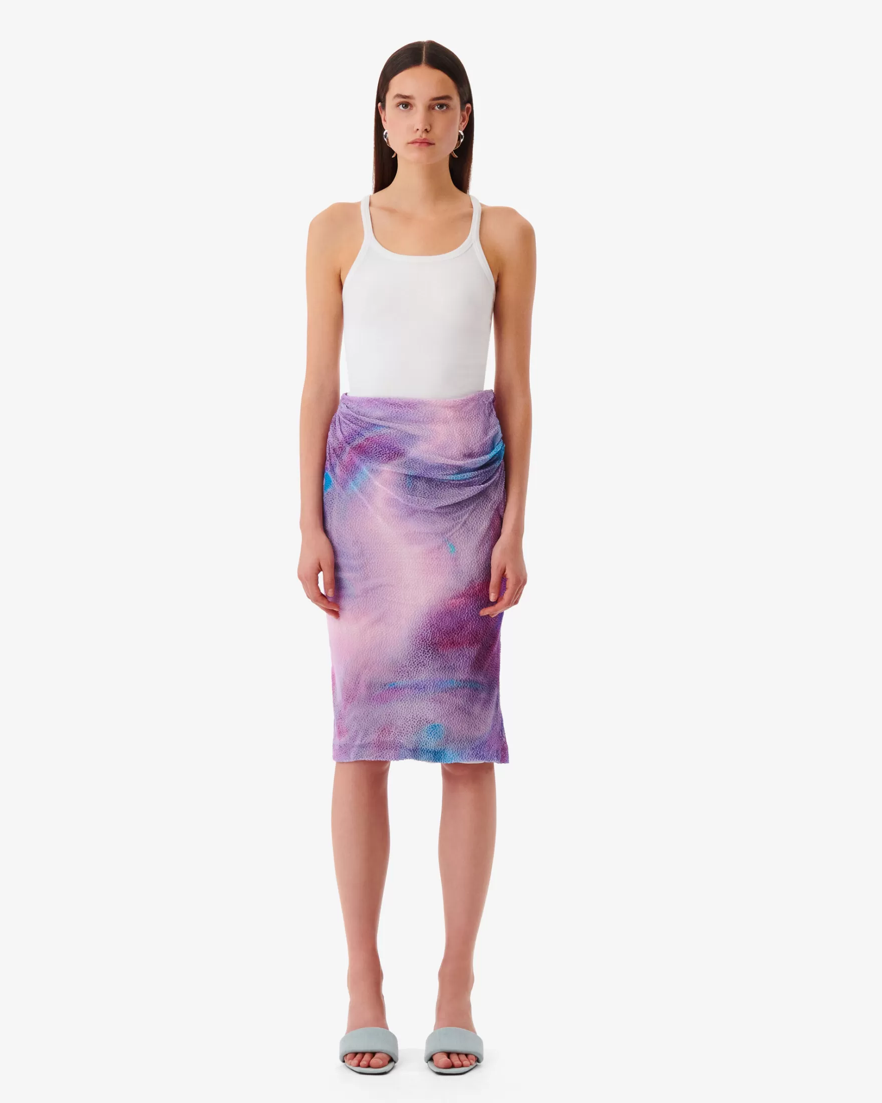 Flash Sale Jupe Midi Plumetis Leonide Femme Jupes & Shorts