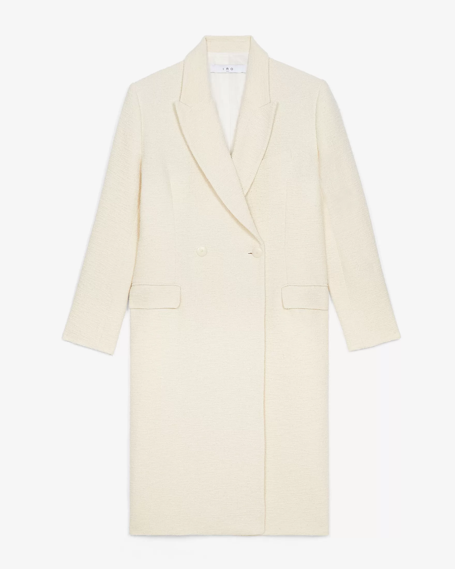 Shop Manteau Long En Tweed Remya Femme Vestes & Manteaux