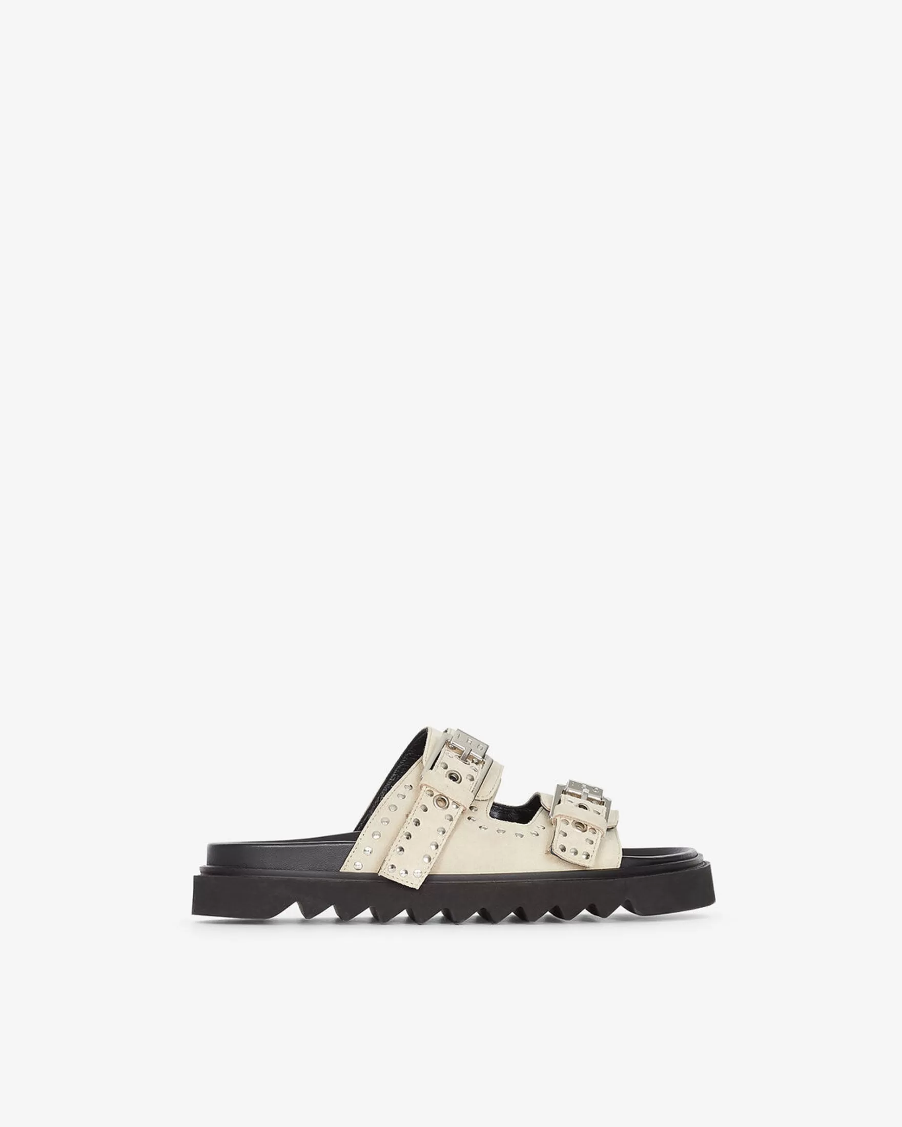 Shop Mules En Cuir Suede Bolum Femme Sandales