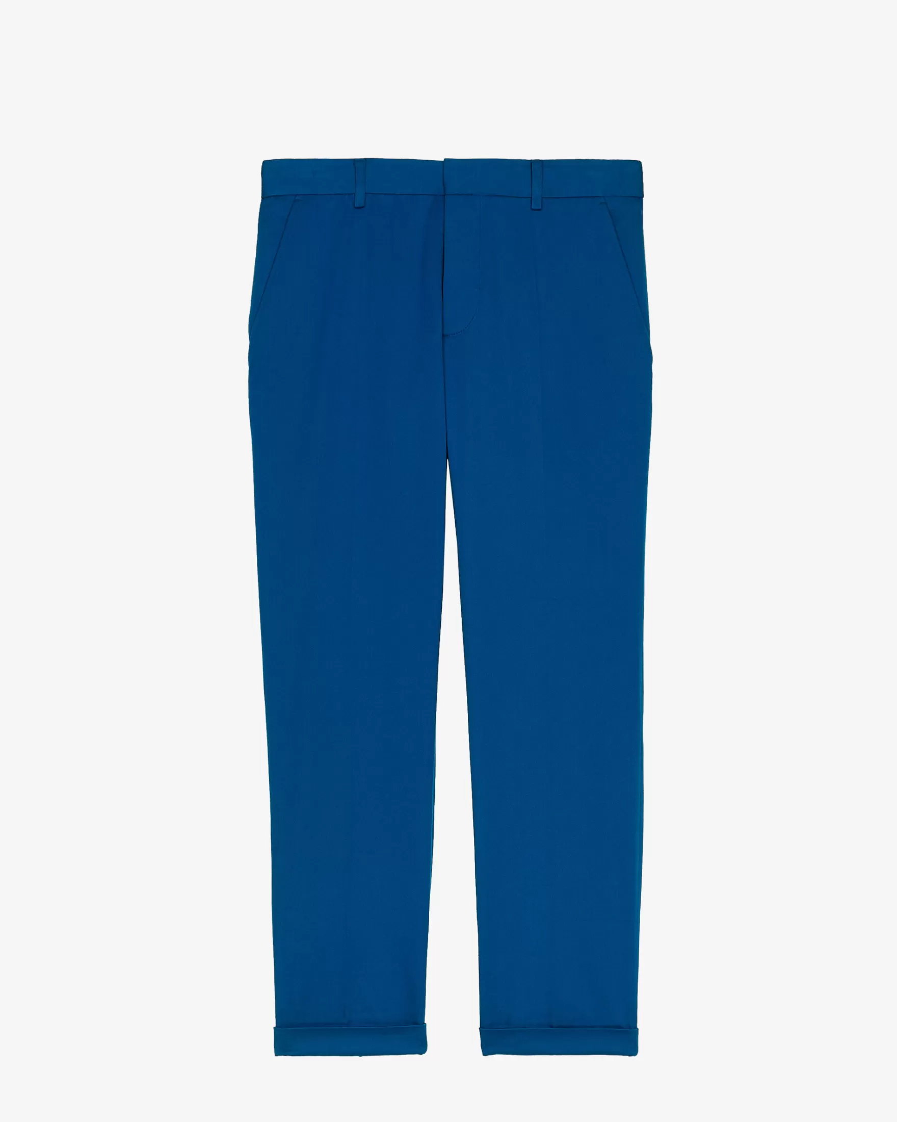 New Pantalon Droit A Plis Thelma Homme Pantalons & Jeans
