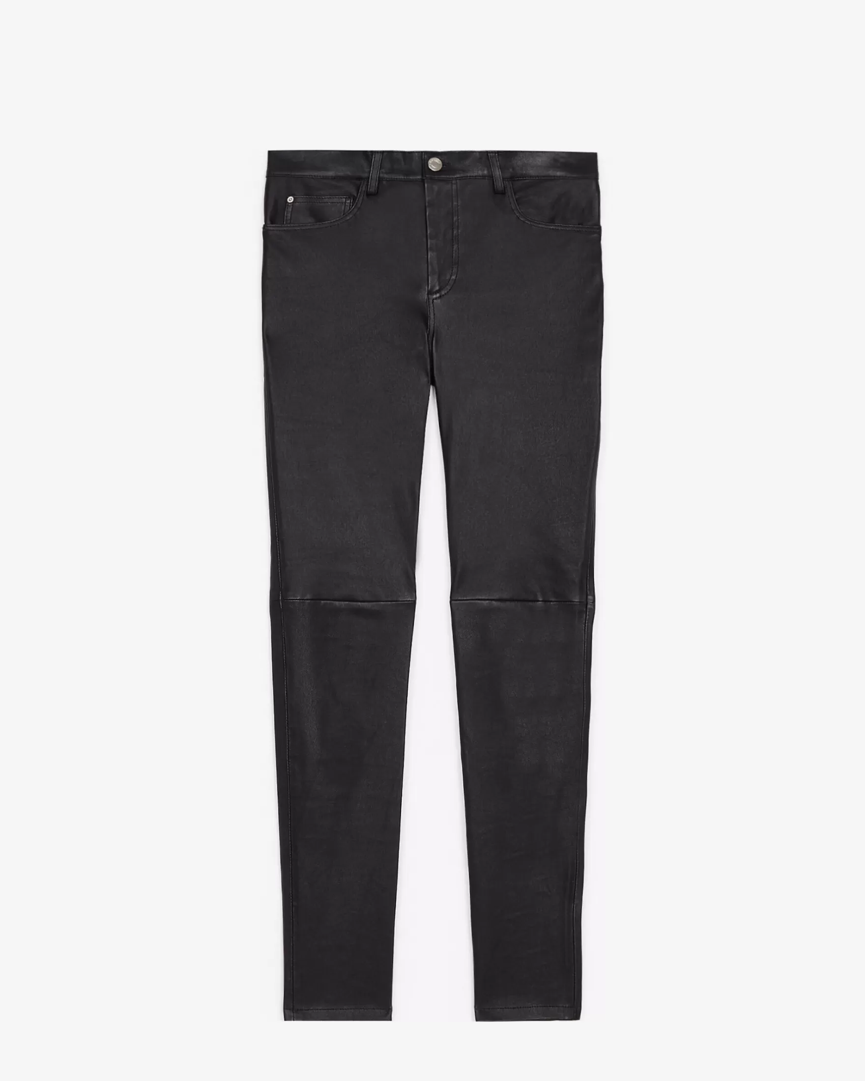 Best Sale Pantalon En Cuir Zaslim Femme Pantalons