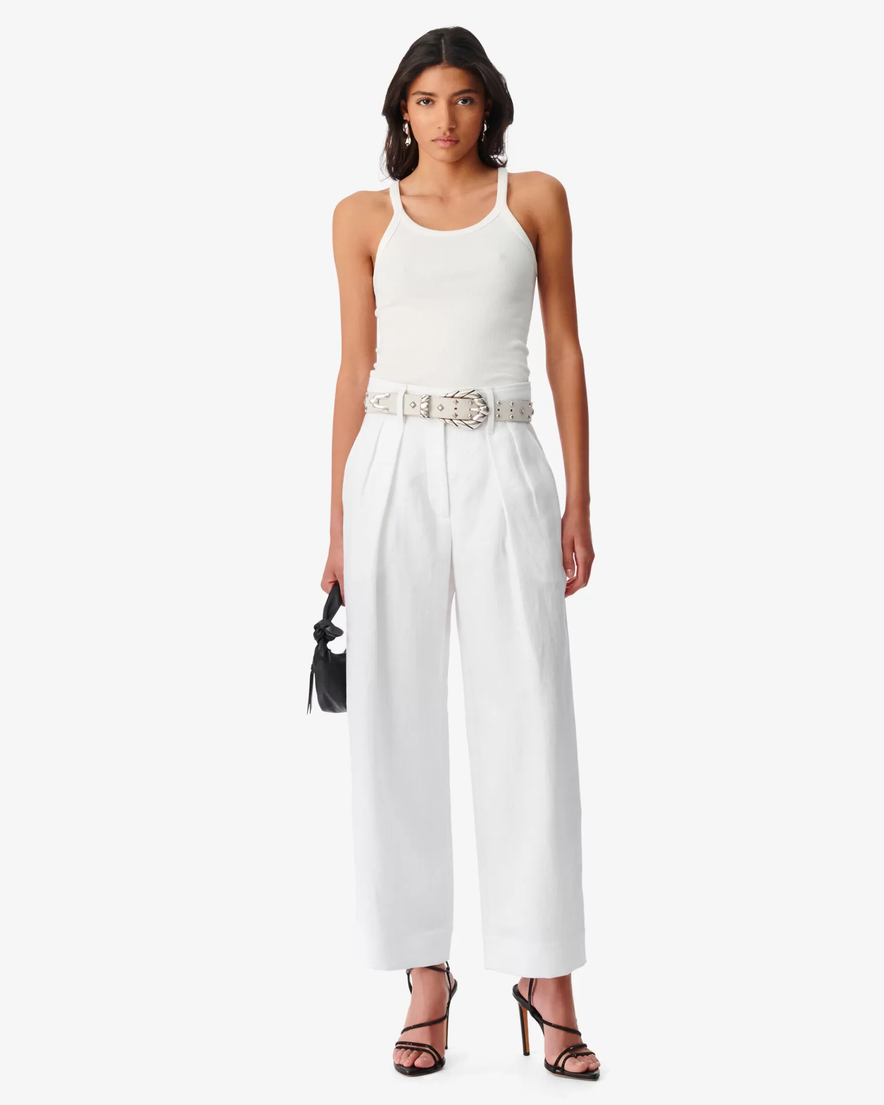 Flash Sale Pantalon Taille Haute Sabia Femme Pantalons