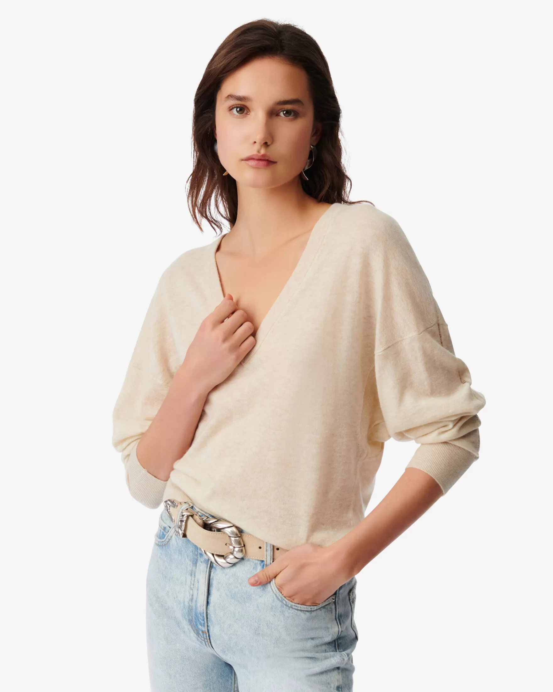 New Pull En Cachemire Col V Lilva Femme Pulls & Sweats