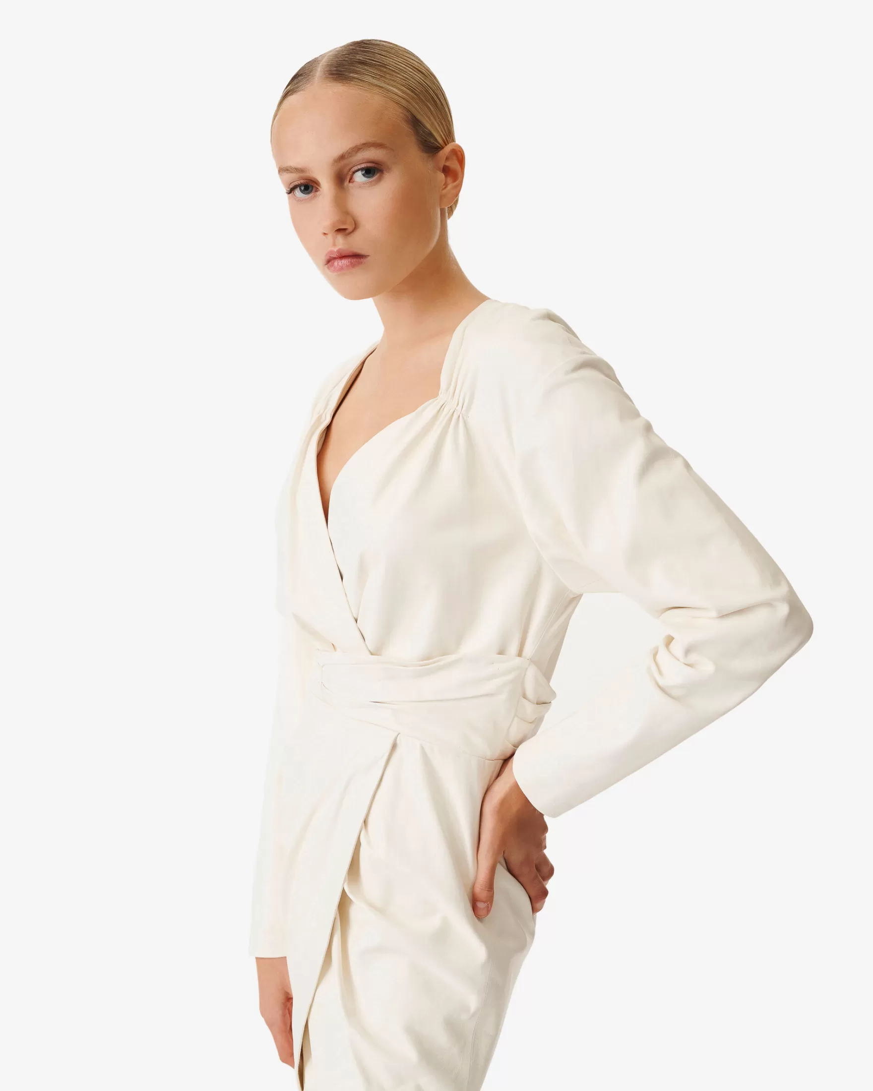 Discount Robe Ajustee En Cuir Belina Femme Robes