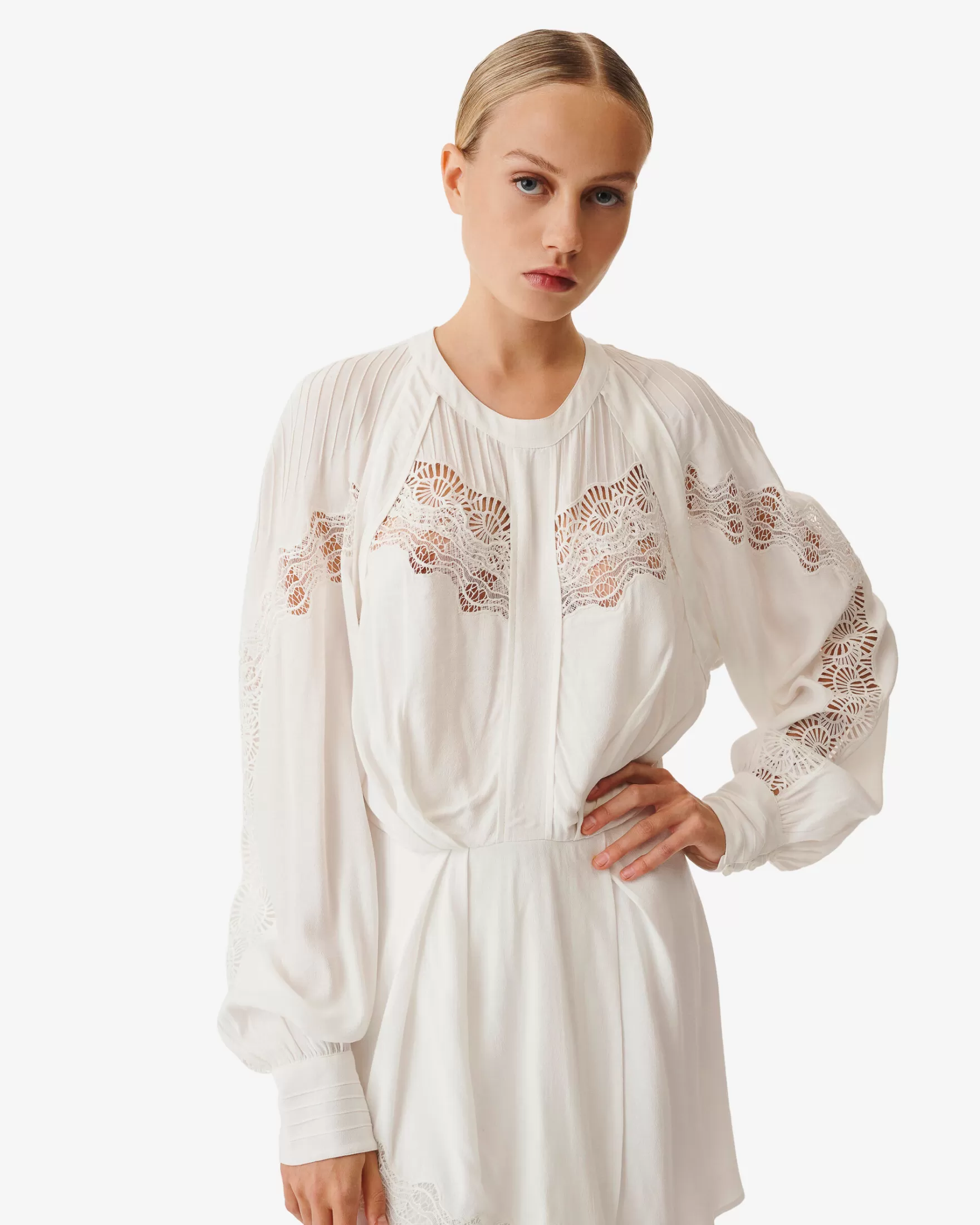 Cheap Robe Courte A Dentelles Belinda Femme Robes