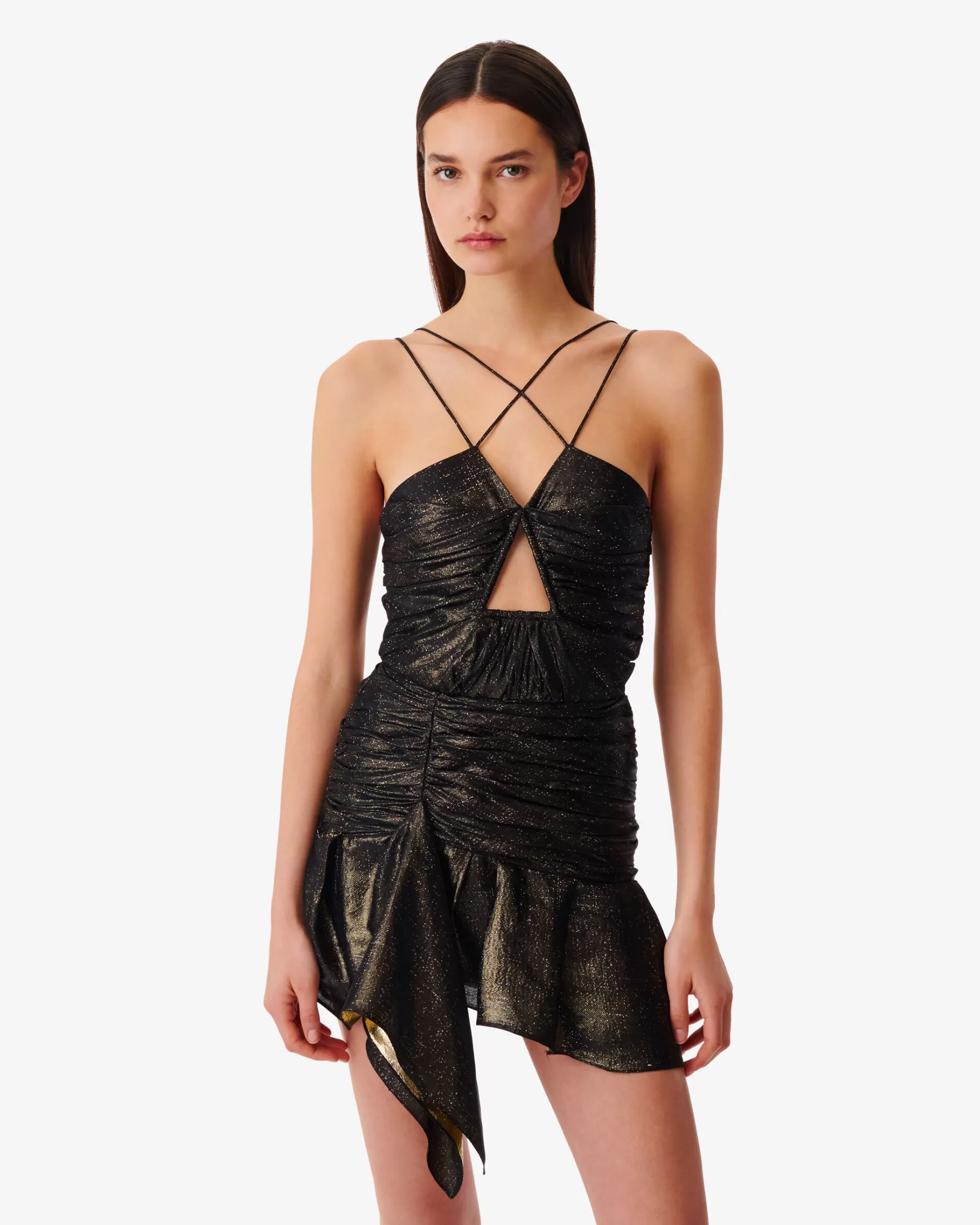 Cheap Robe Courte Asymetrique Nikki Femme Robes