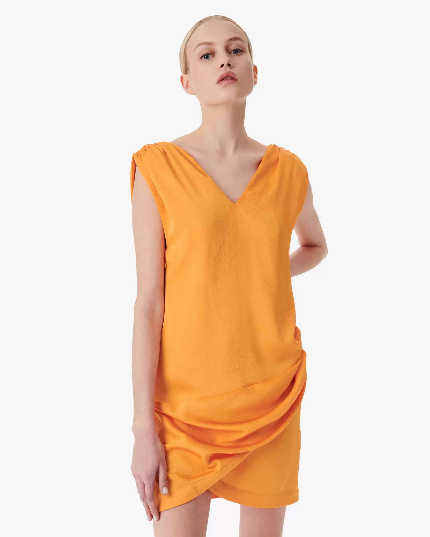 Flash Sale Robe Courte Satinee Lorenia Femme Robes