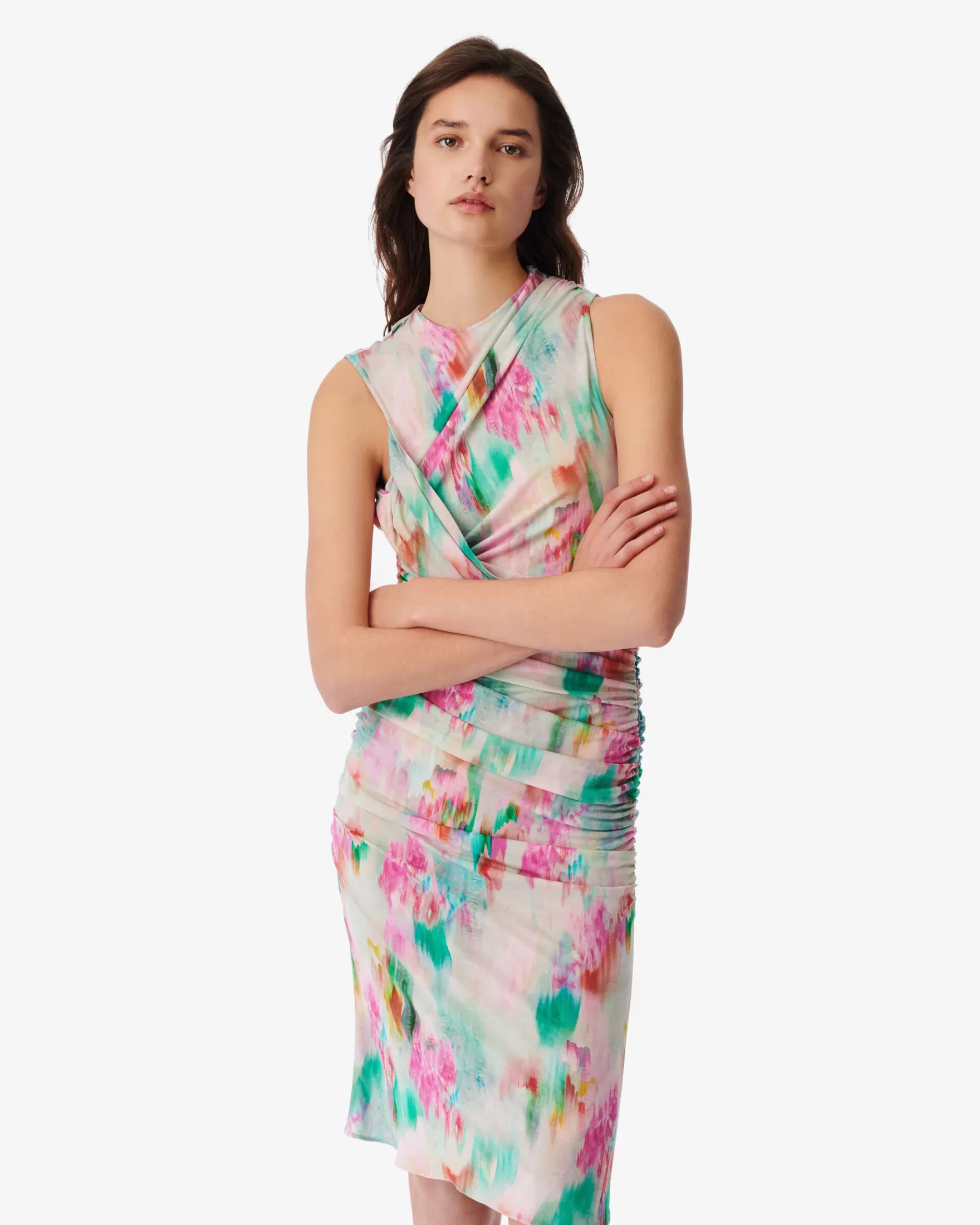 Store Robe En Jersey A Imprime Zippa Femme Robes