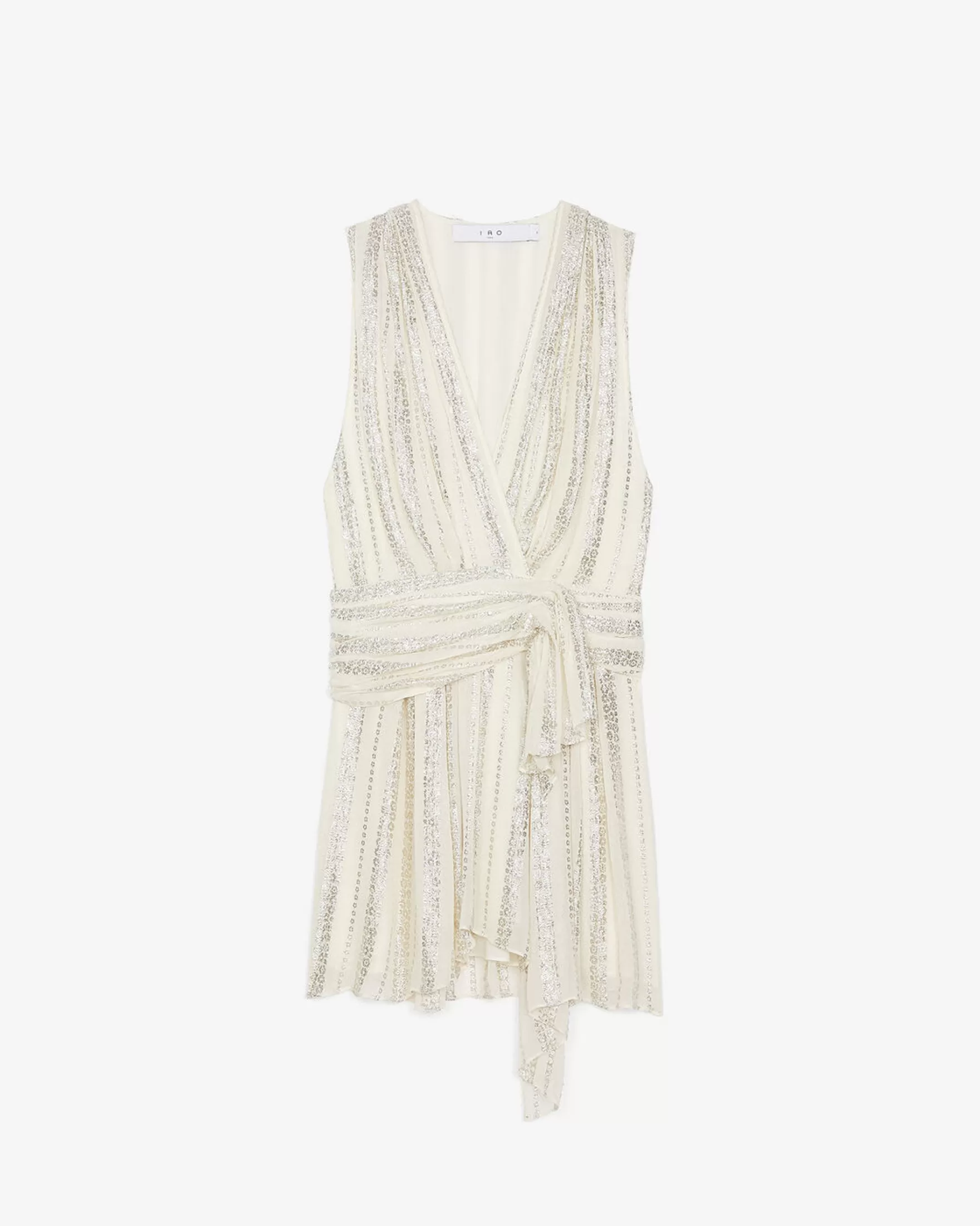 Best Sale Robe En Lurex Col V Valenta Femme Robes
