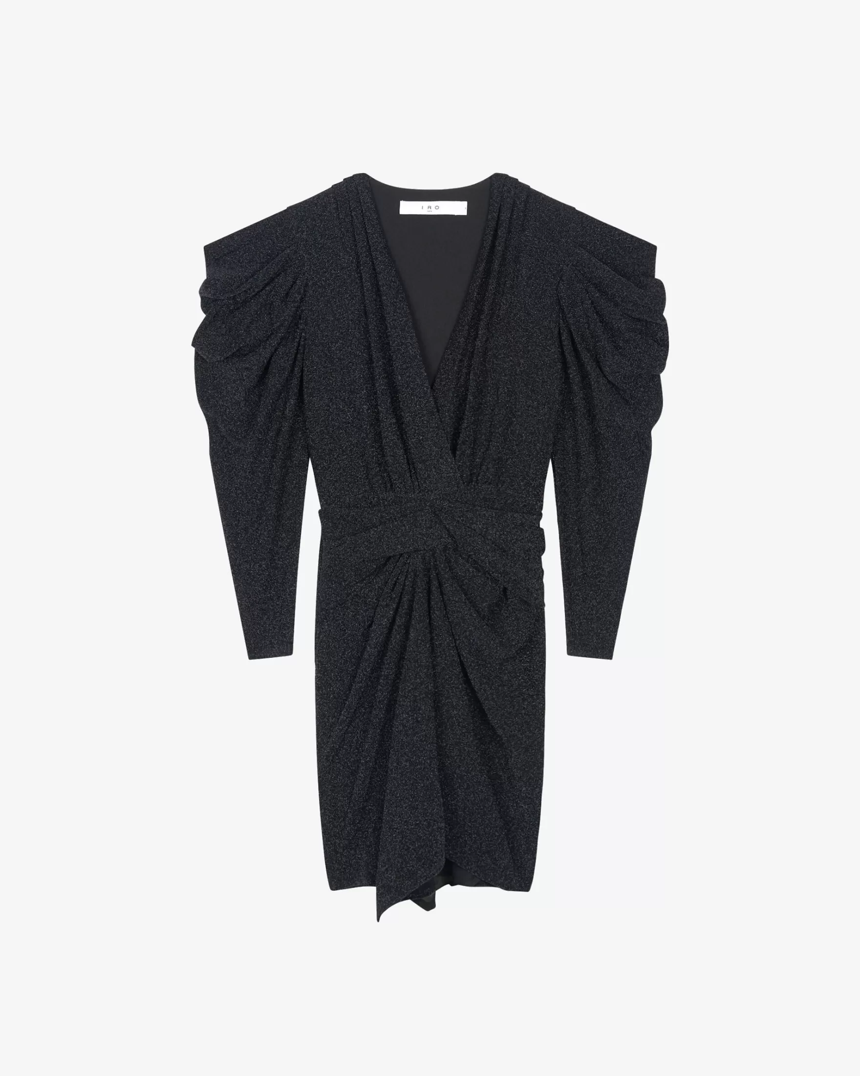Hot Robe En Maille Lurex Col V Luca Femme Robes