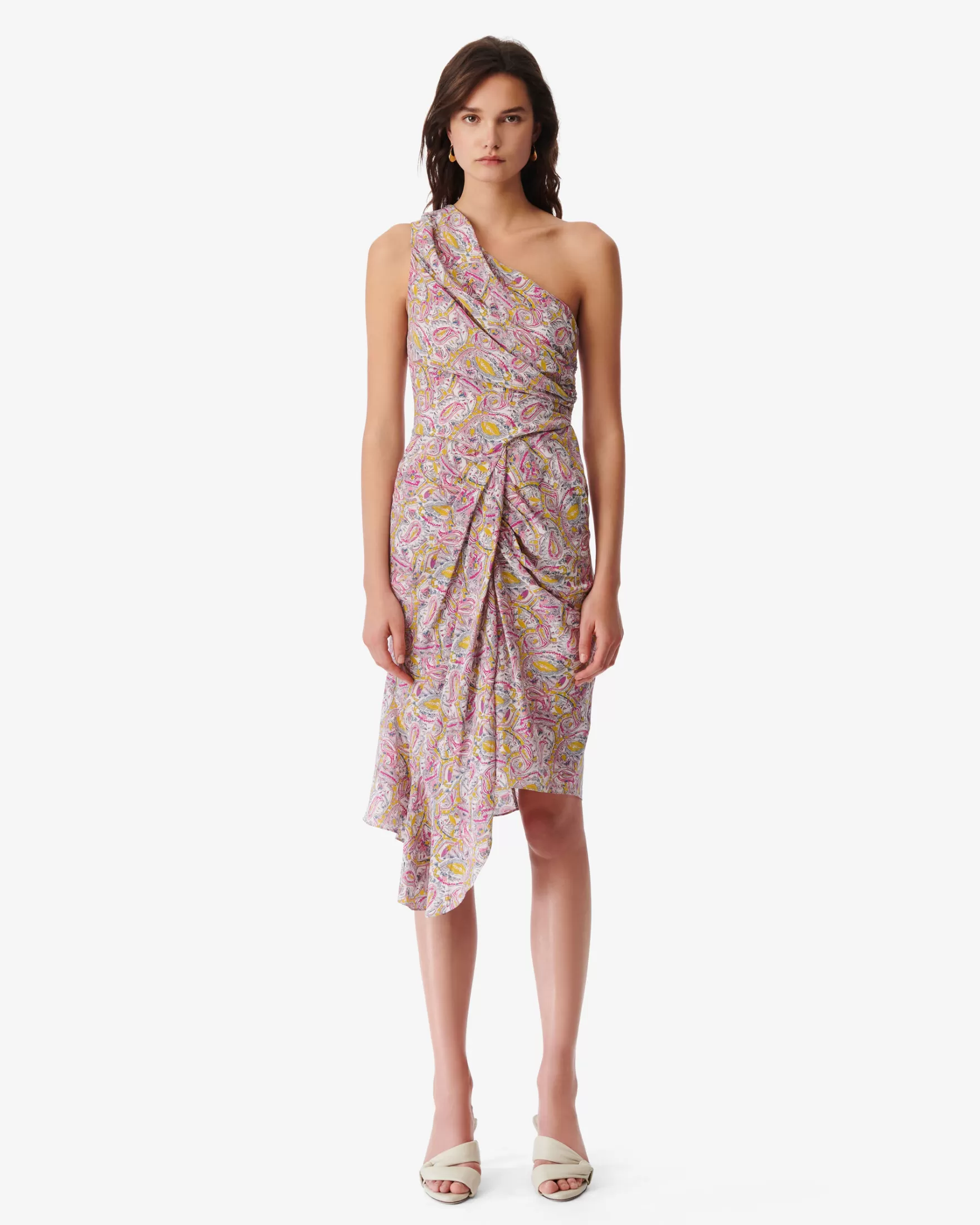 Hot Robe Imprimee Asymetrique Tabea Femme Robes