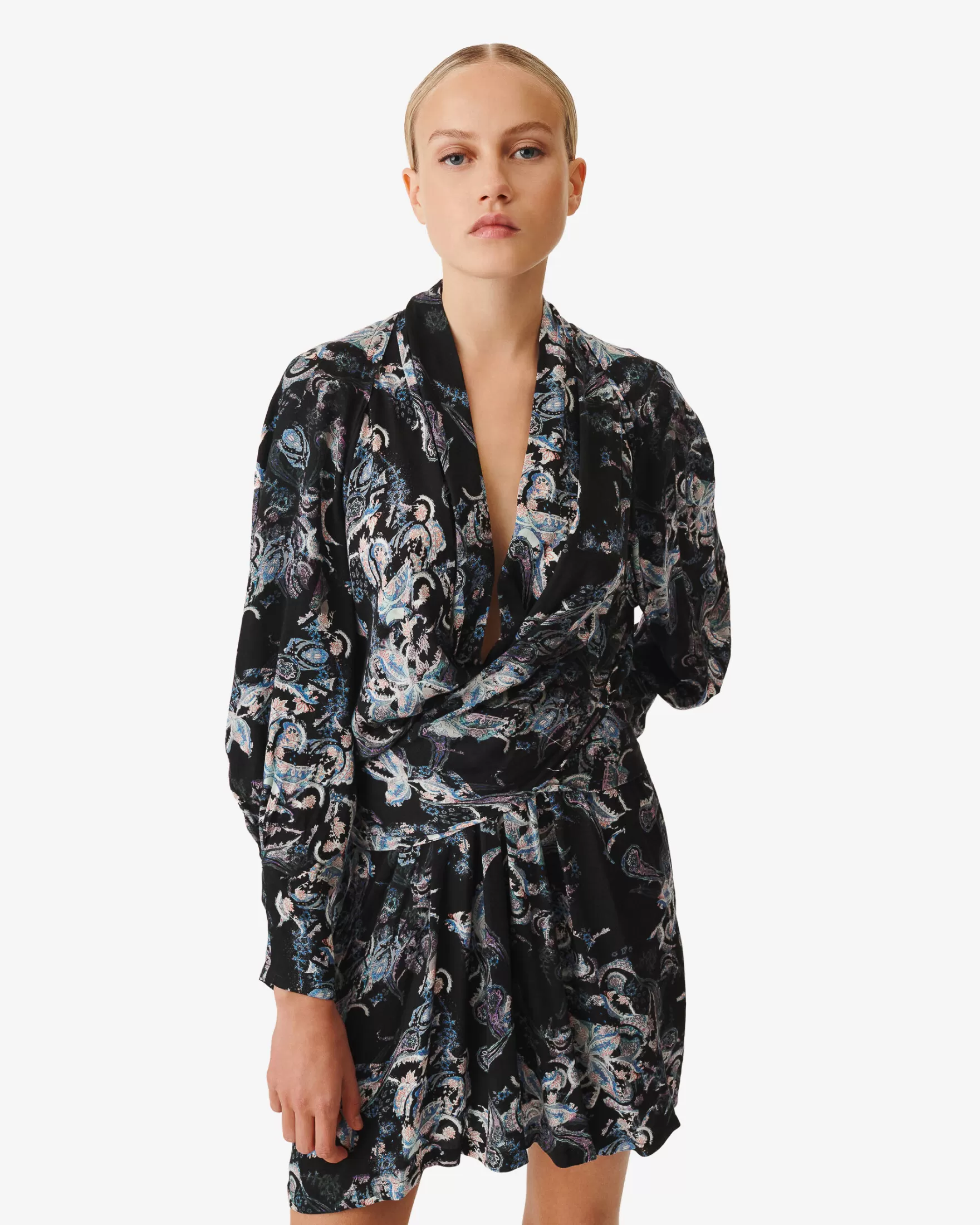 Hot Robe Imprimee Col V Camolla Femme Robes