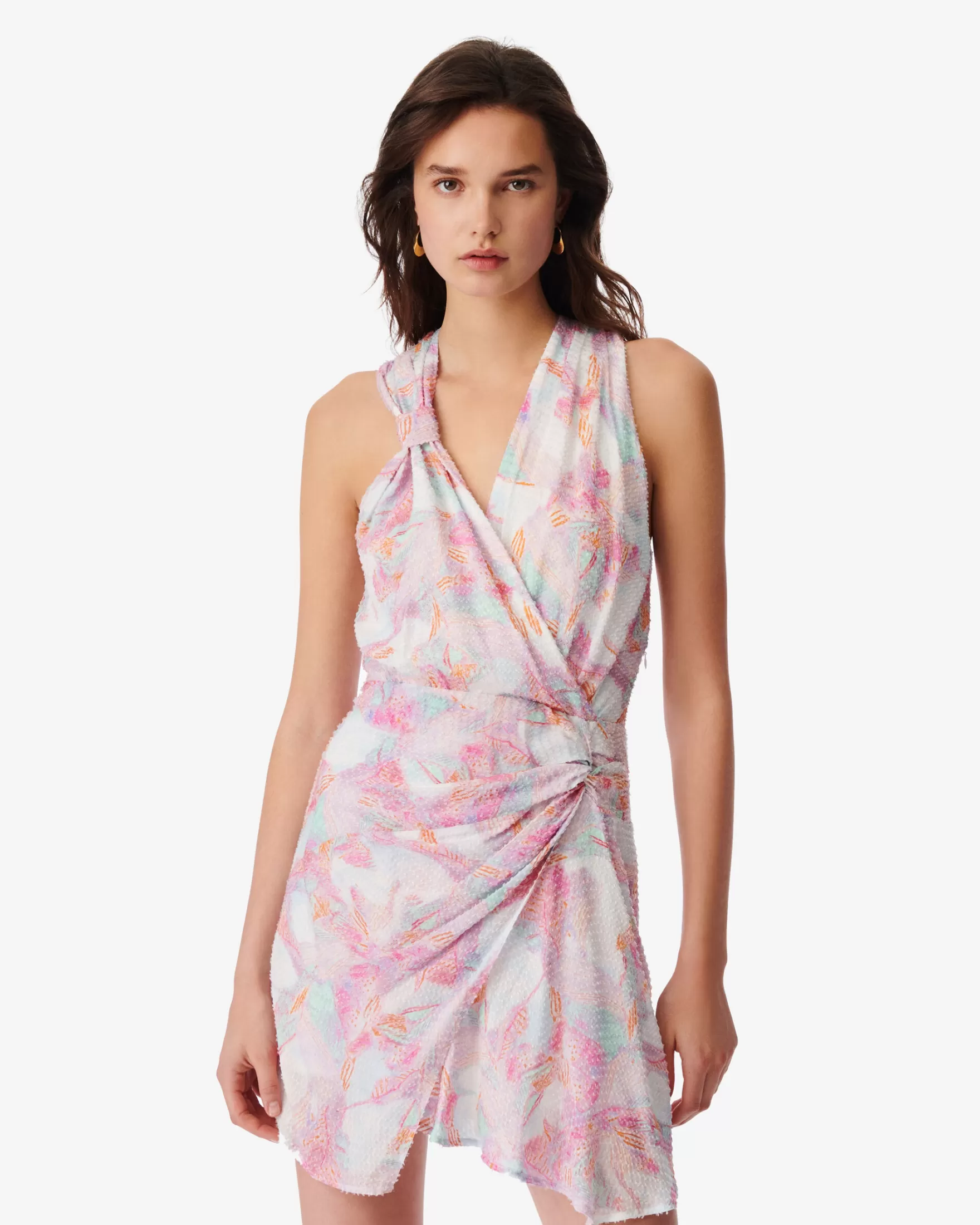 Fashion Robe Imprimee Col V Fredja Femme Robes