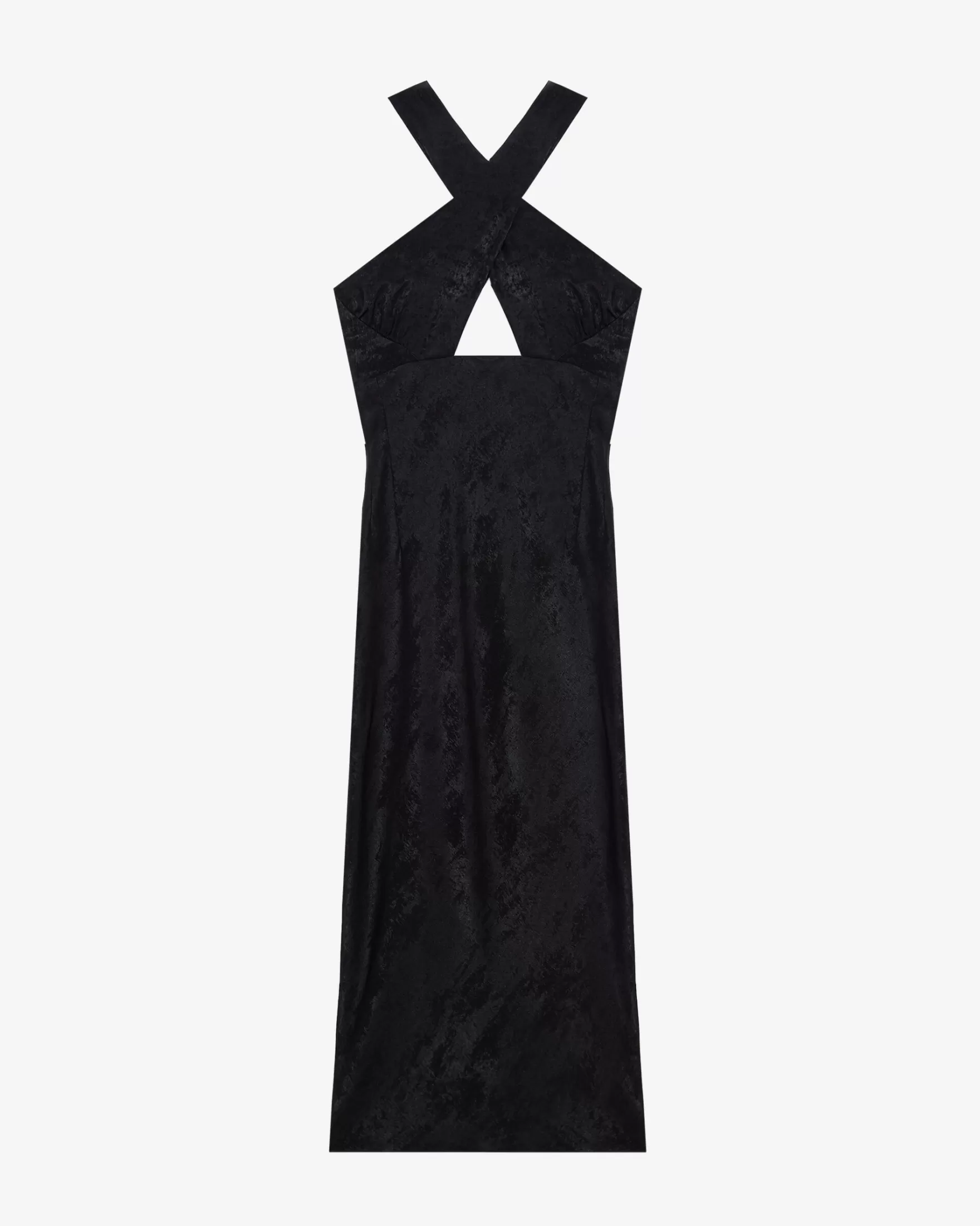 Outlet Robe Longue A Decoupe Calvino Femme Robes