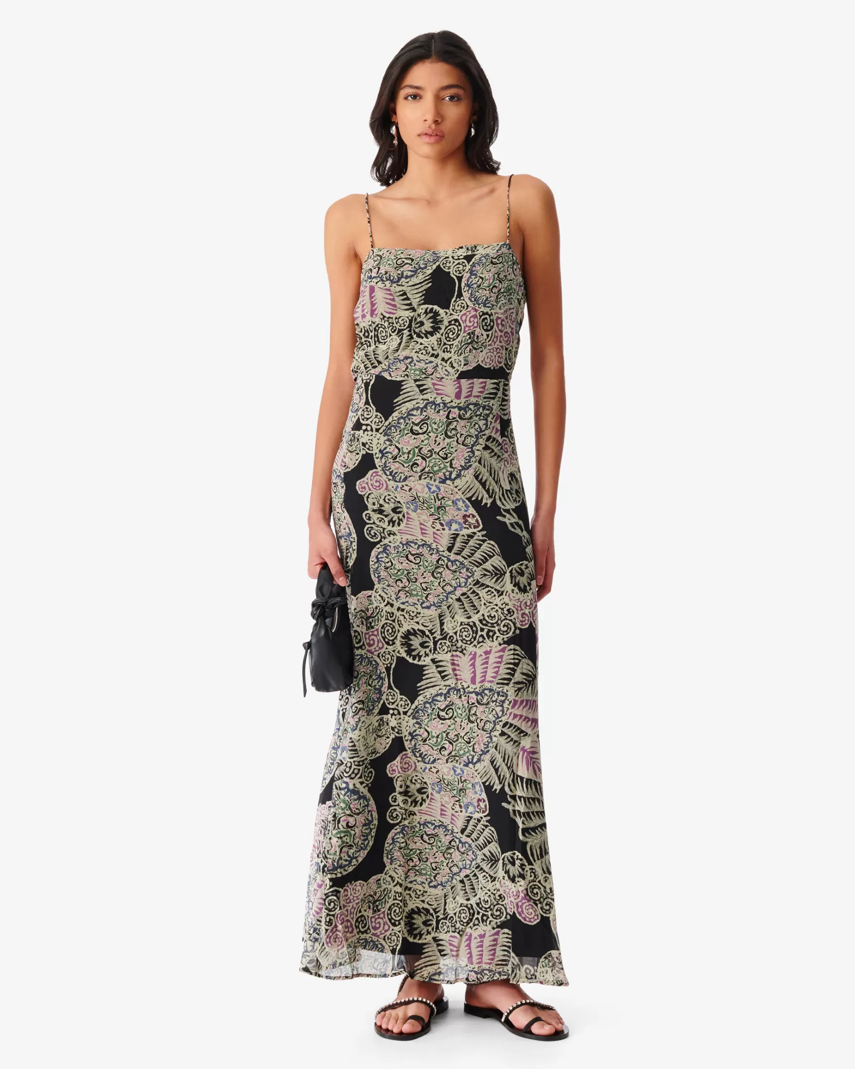 Hot Robe Longue Imprimee Ralni Femme Robes