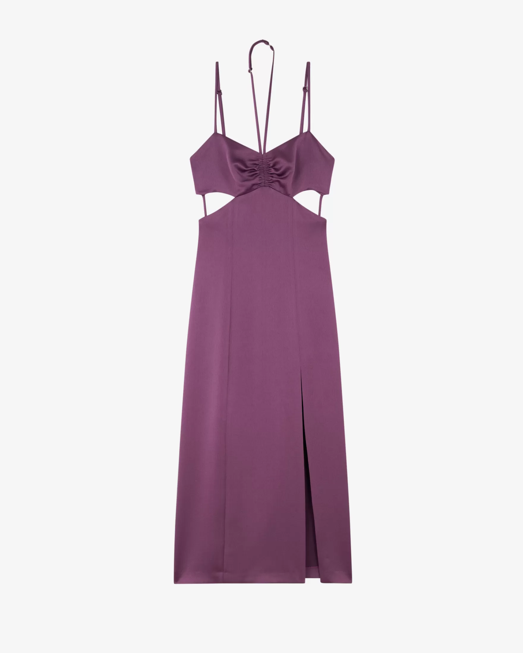 Shop Robe Longue Satinee Helina Femme Robes