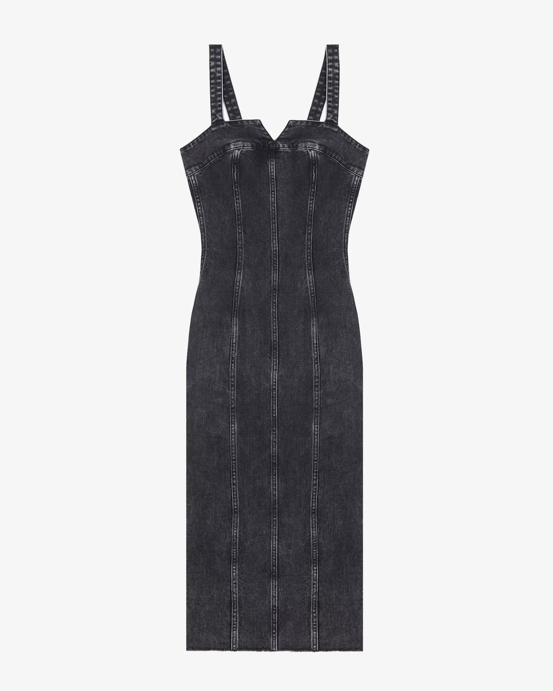 Clearance Robe Midi En Jean Fijara Femme Robes