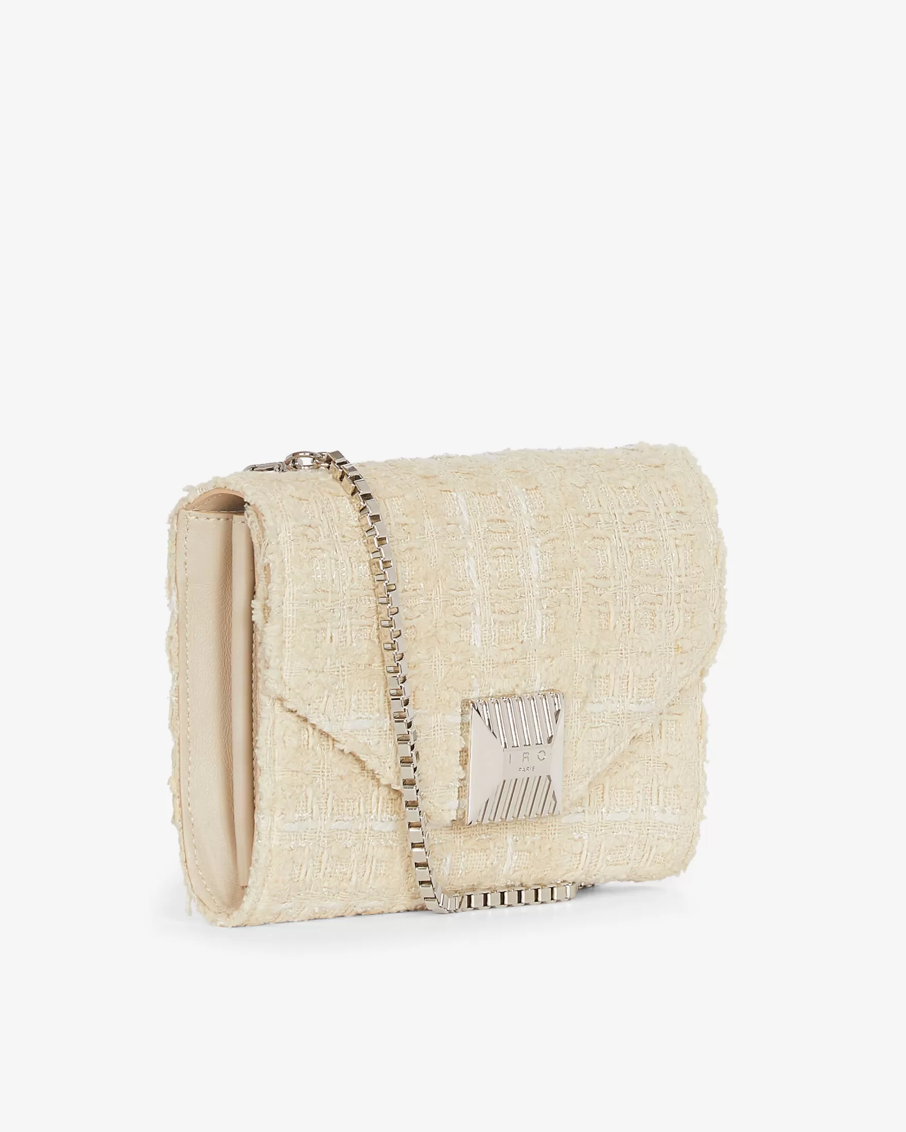 Hot Sac Avec Chaine Horu Phone Tweed Femme Accessoires