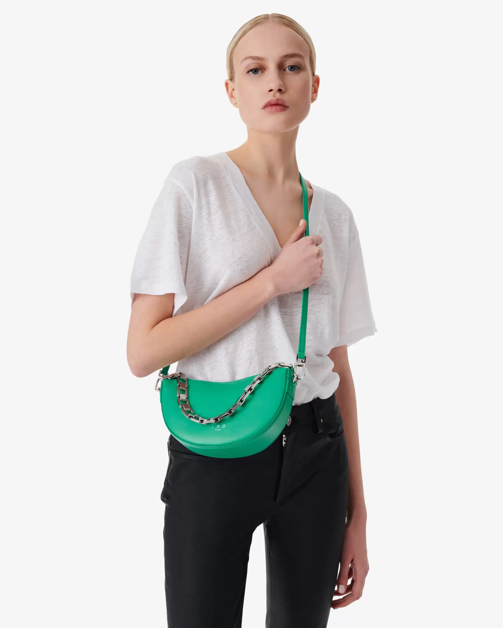 Online Sac En Cuir A Bandouliere Arc Baby Femme Sacs