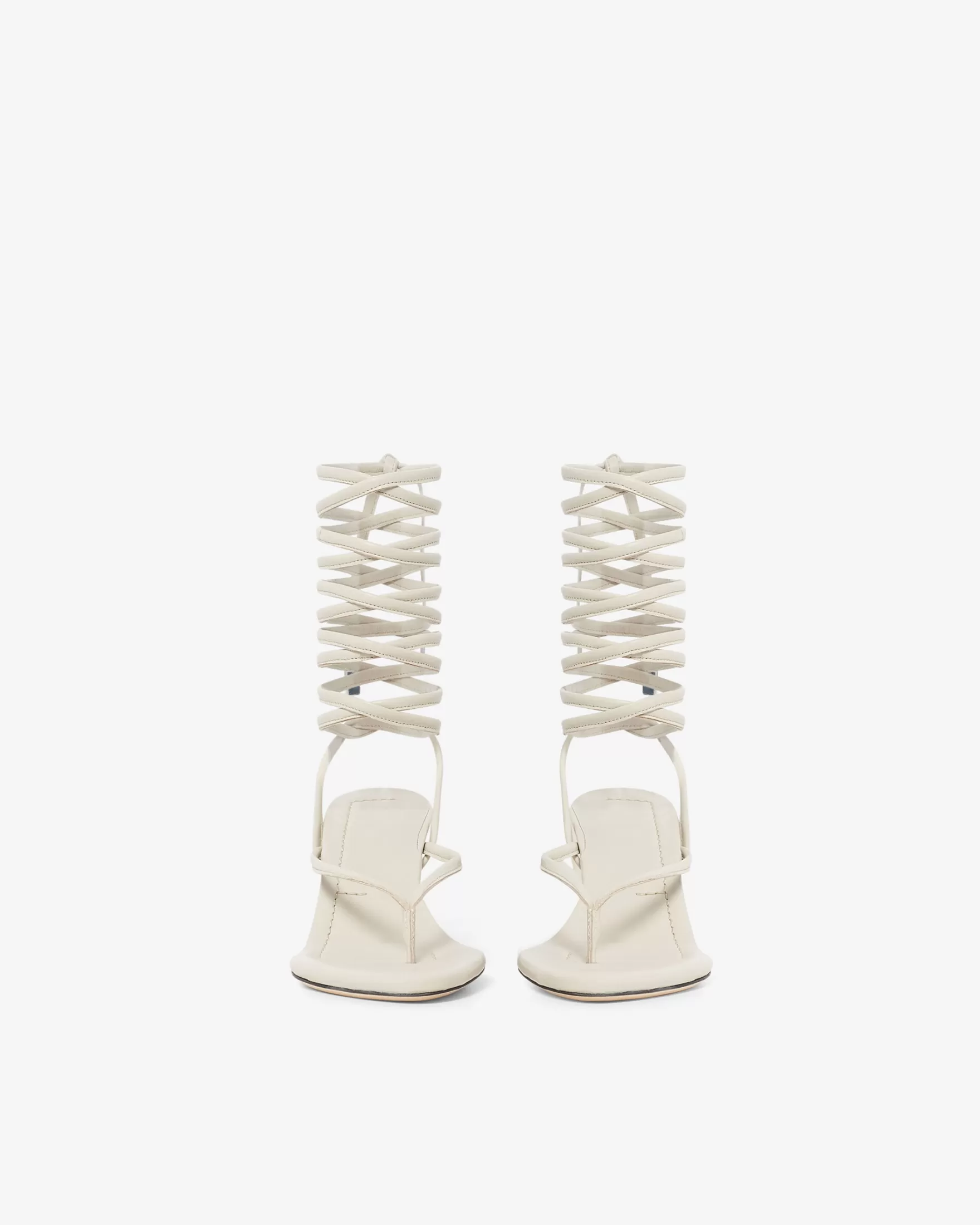 Outlet Sandales A Talons En Cuir Hera Femme Sandales